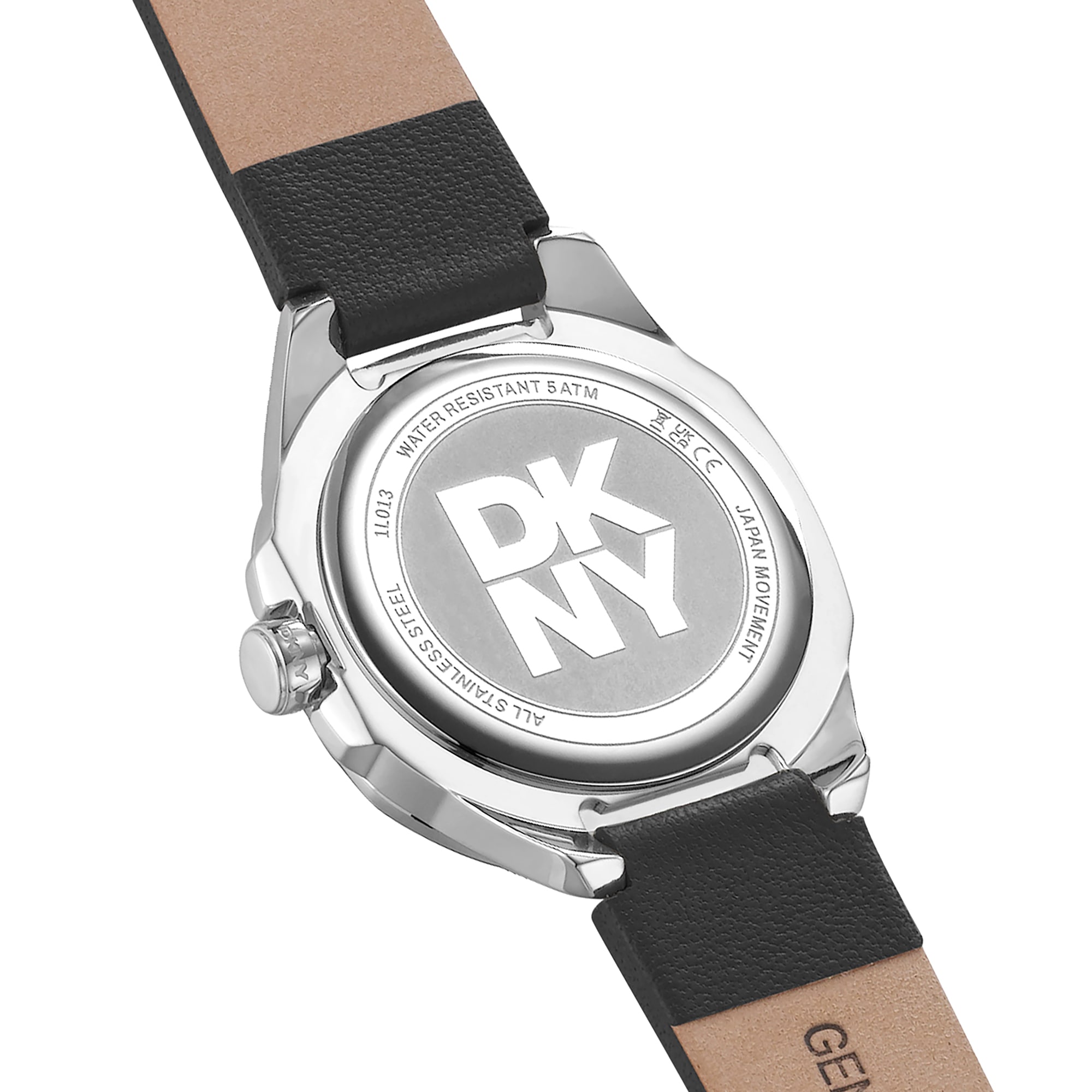 DKNY Quarzuhr »Brooklyn Mini« Armbanduhr, Damenuhr, Lederarmband, analog