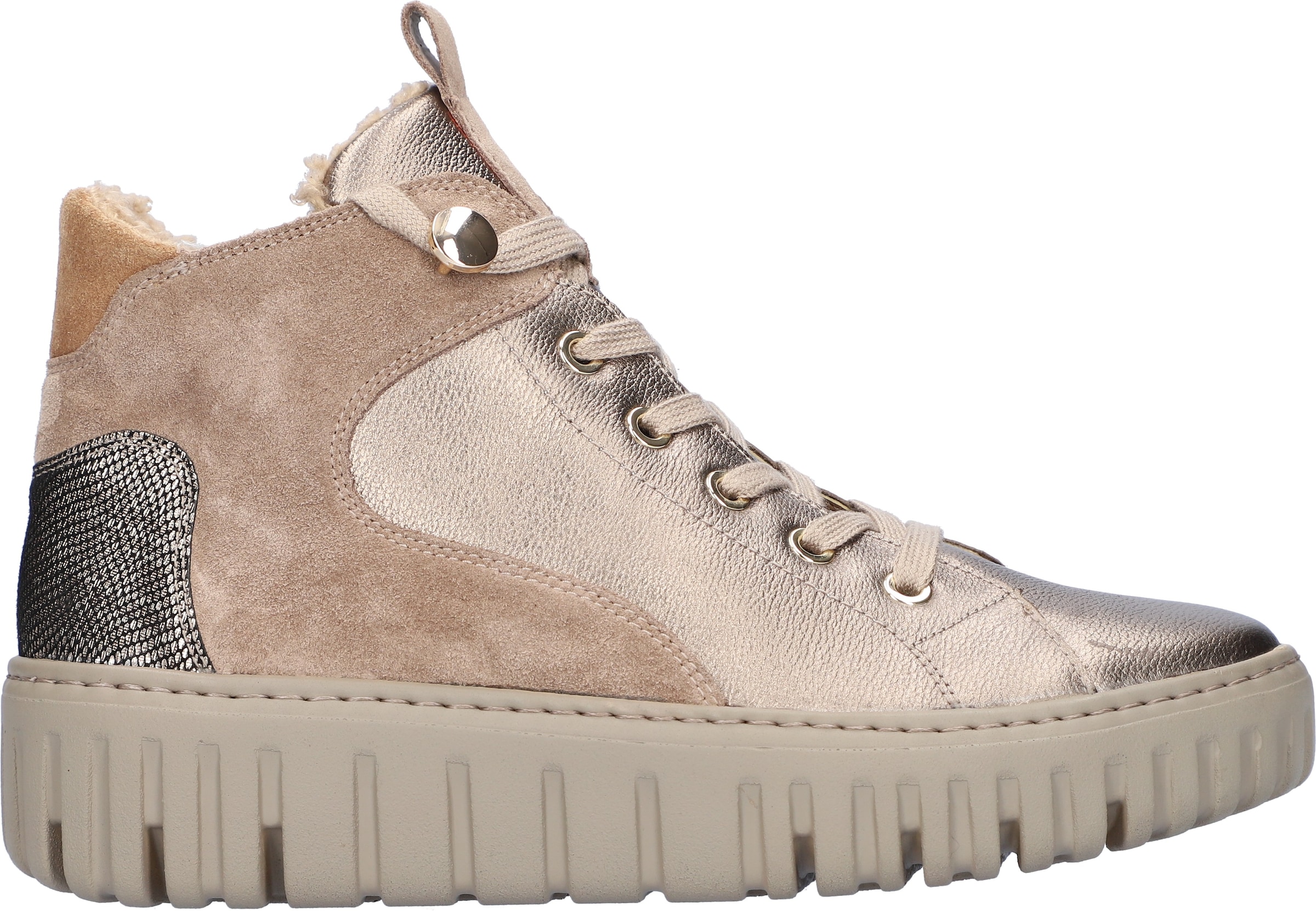 Waldläufer Winterboots »H-LIVIA«, Schnürboots, Komfort-Stiefelette in Bequemweite G (= weit)