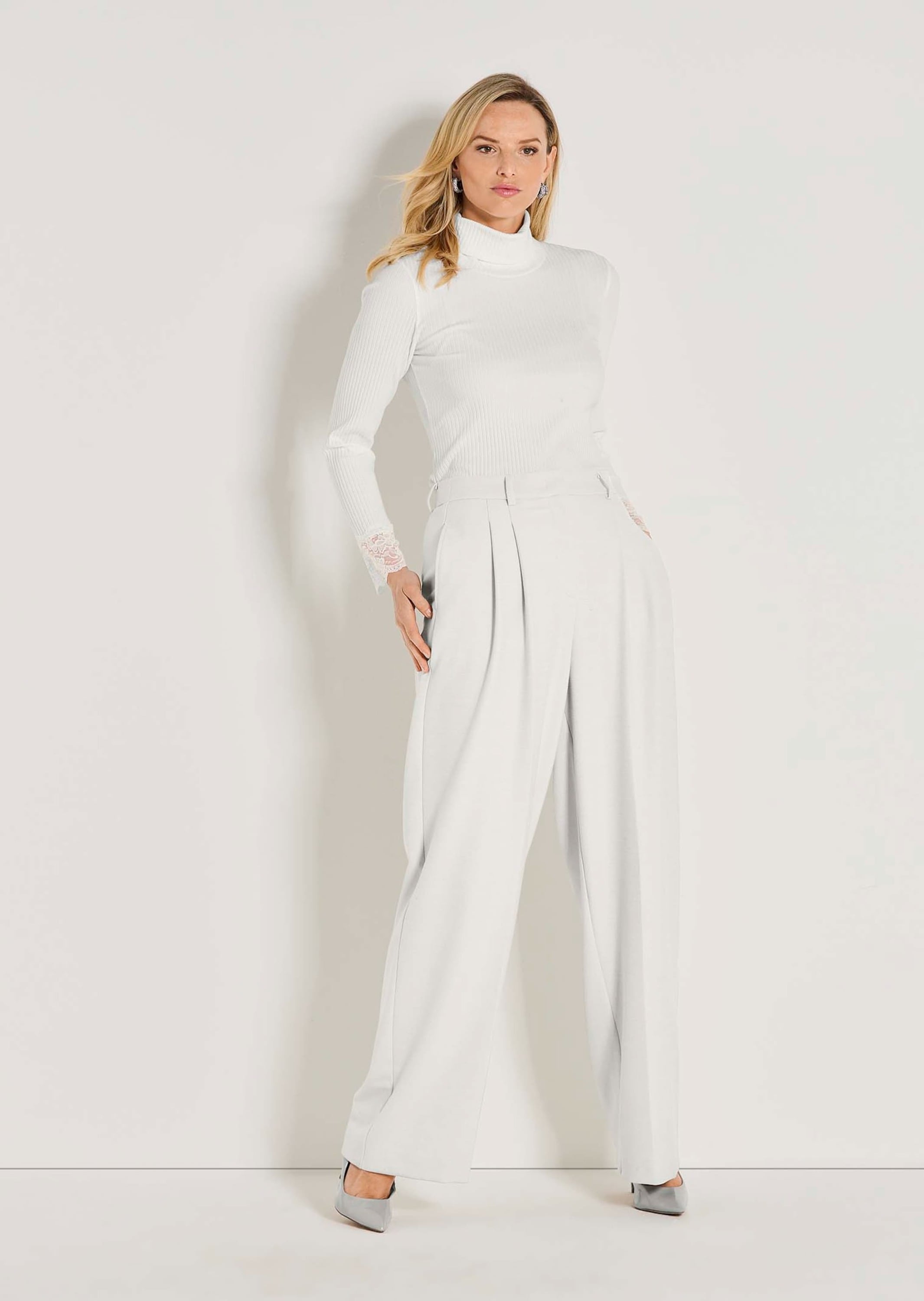 MADELEINE Bundfaltenhose »Palazzohose Weite Bundfaltenhose mit Formbund«