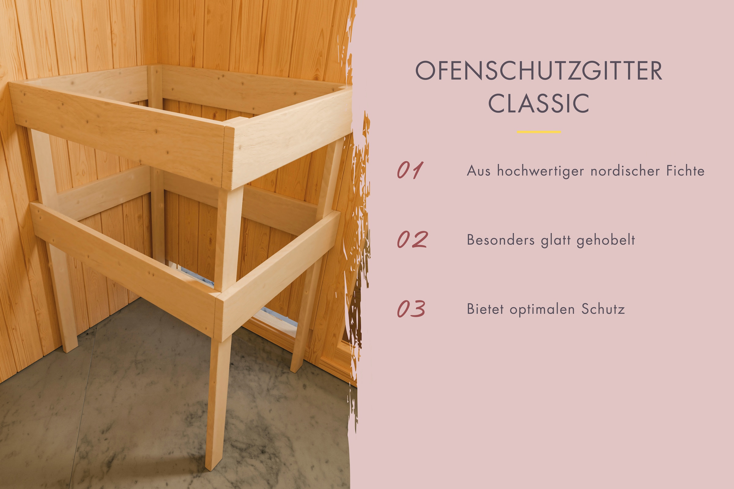 Karibu Fasssauna »Franzi asymmetrisch« Set, integrierter 9 KW Ofen,  Ofen 9 kW integr. Strg