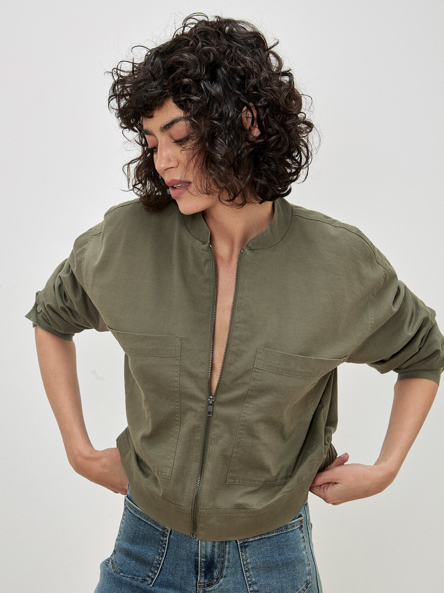Apricot Bomberjacke »Jacke« mit weiten Armen