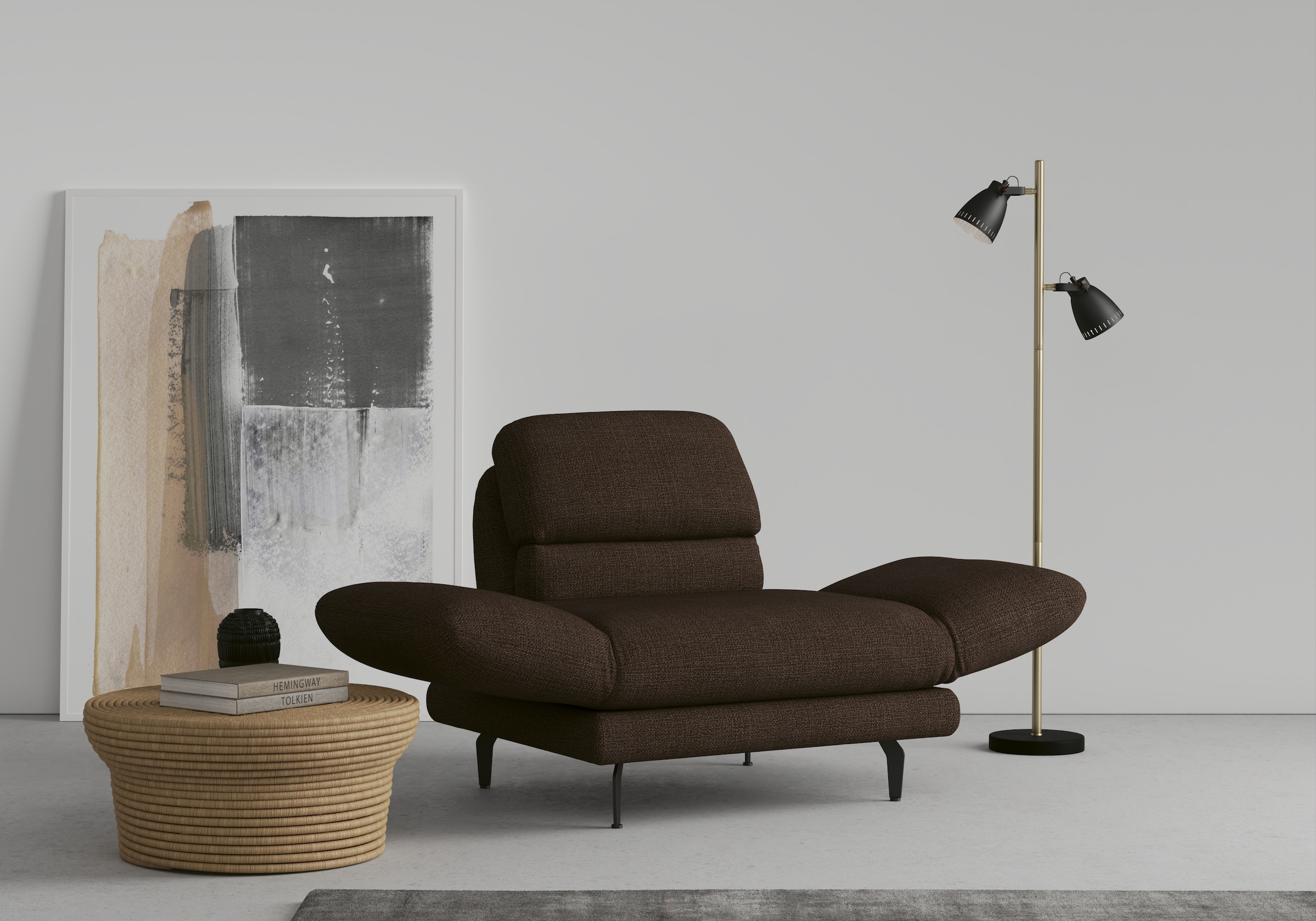 DOMO collection Sessel »Padova«, wahlweise bestellen und Rückenfunktion bequem mit Arm