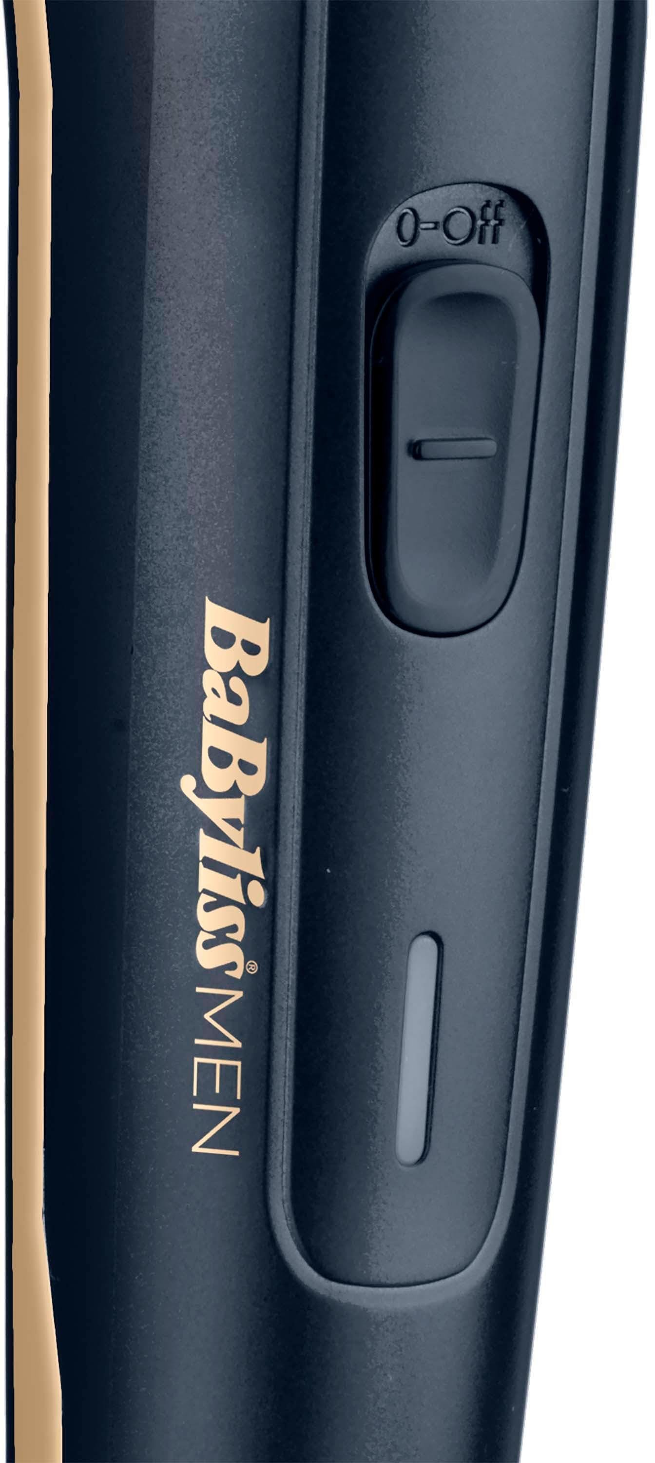 BaByliss Elektrokörperrasierer »BG120E MEN Body Trim«, 3 St. Aufsätze, 100% wasserfester Körperhaartrimmer