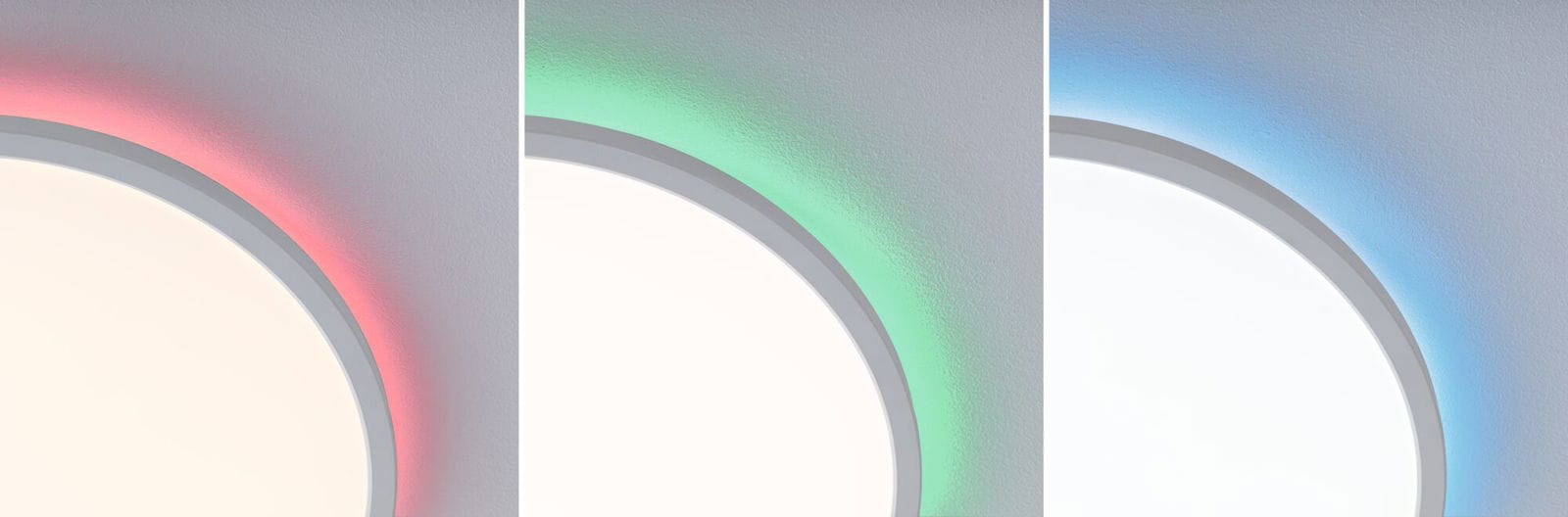 Paulmann LED Panel »LED Panel Atria Shine rund, RGB+ dimmbar« 1 Stk. Tageslichtweiß Farbwechsler & Farbsteuerung