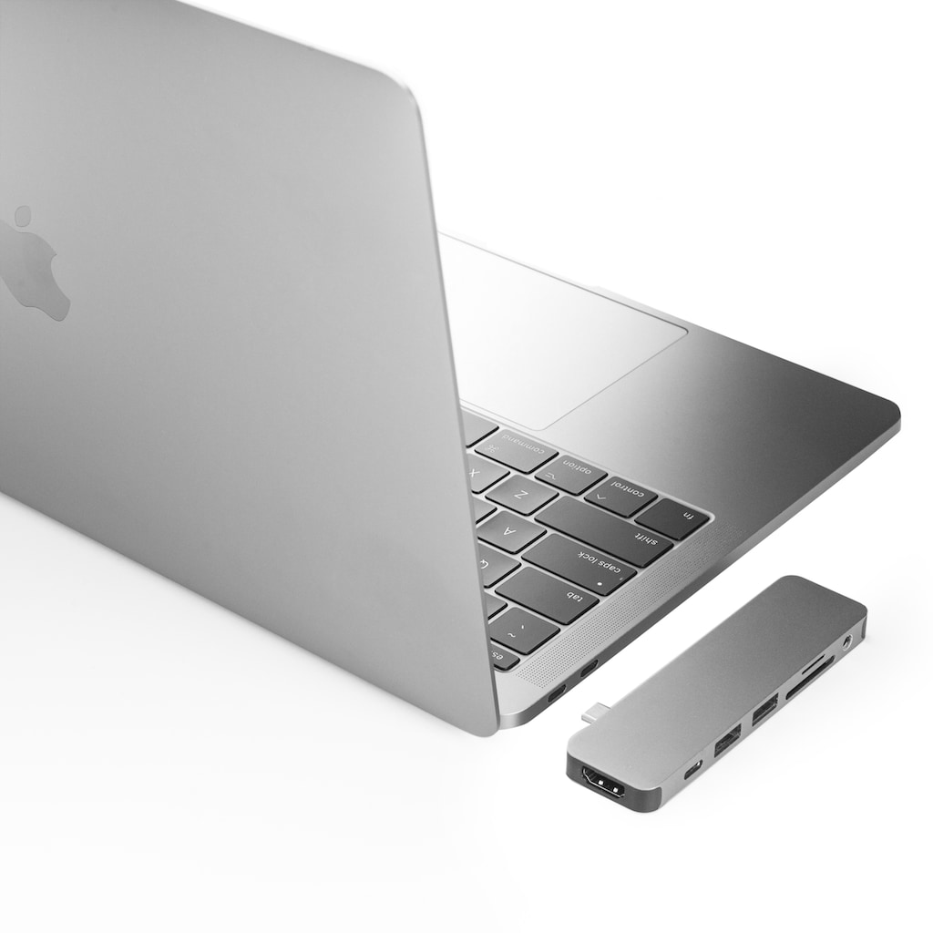 Hyper Notebook-Adapter »HyperDrive Solo 7-in-1 USB-C Hub«, USB-C zu HDMI-USB Typ A-USB-C