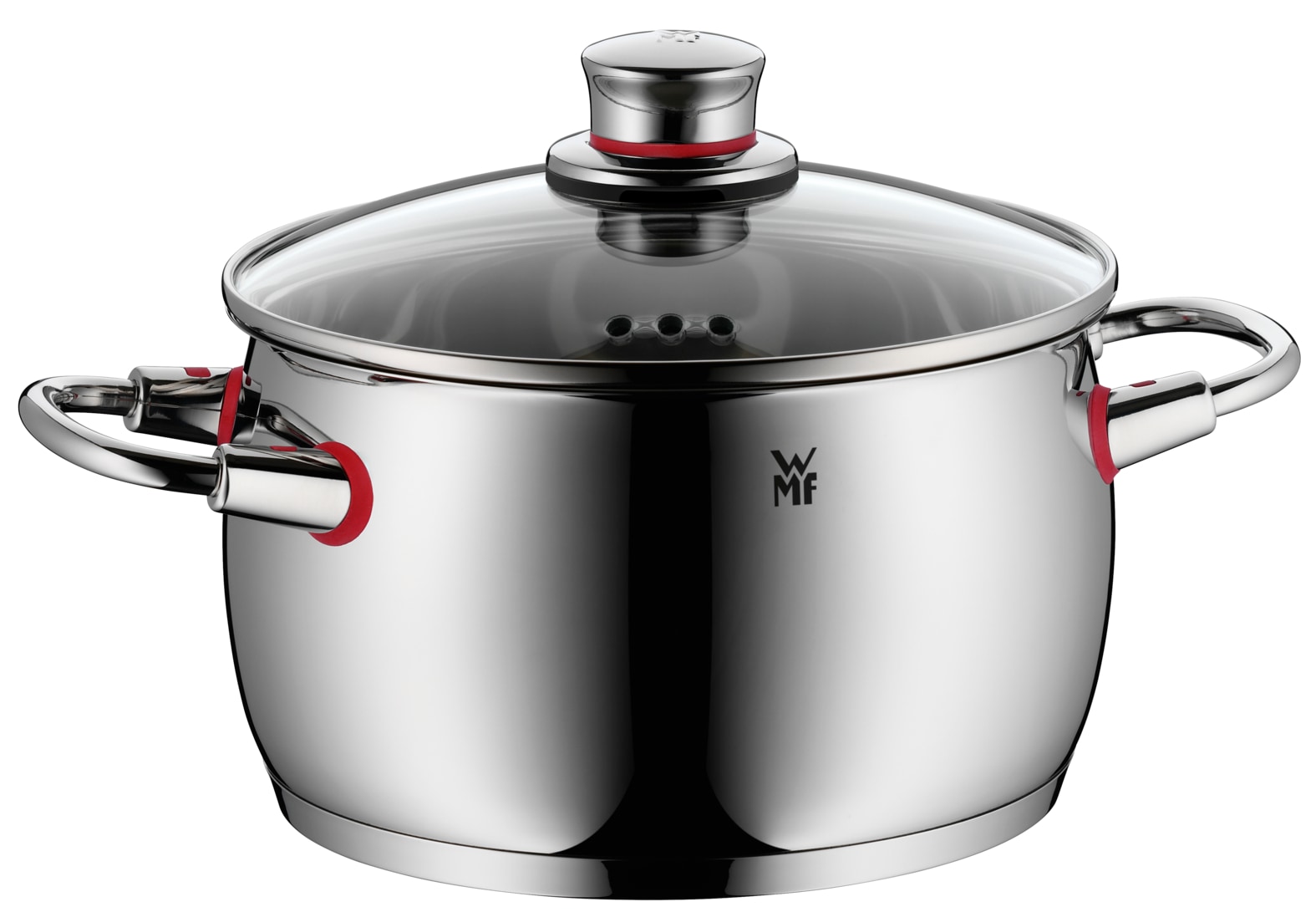 WMF Topf-Set »Quality One«, 5-teiliges Kochtopf Set mit Glasdeckel«, Cromargan® Edelstahl Rostfrei 18/10,  für alle Herdarten geeignet