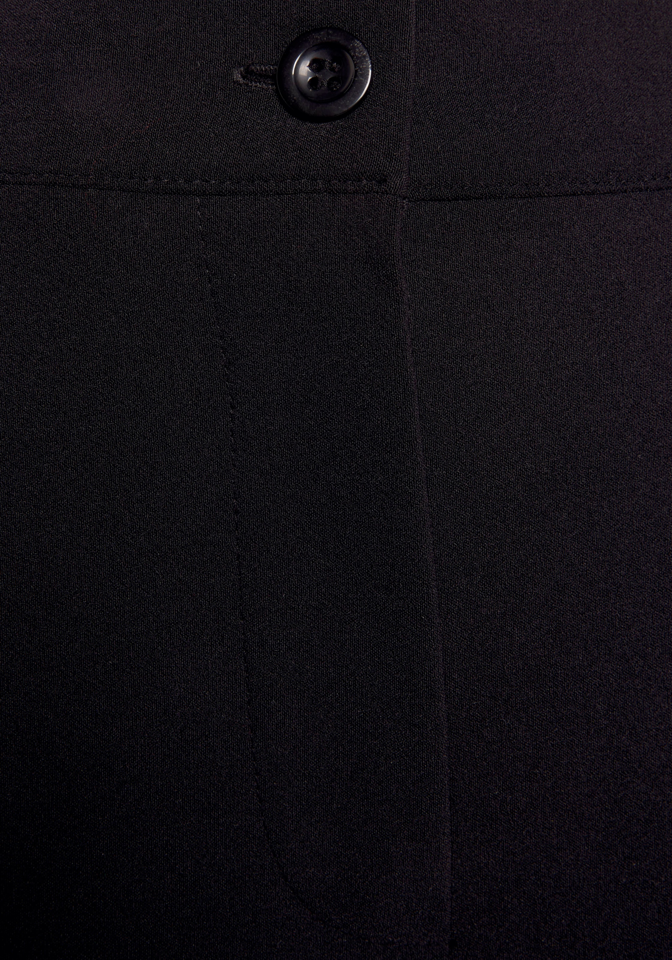 LASCANA Bügelfaltenhose, mit Glitzerbund, schmal geschnitten, Anzughose, Business-Look