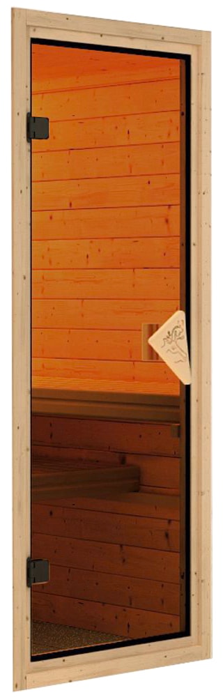 Karibu Sauna »Adele« Set,  Ofen 9 KW externe Strg easy