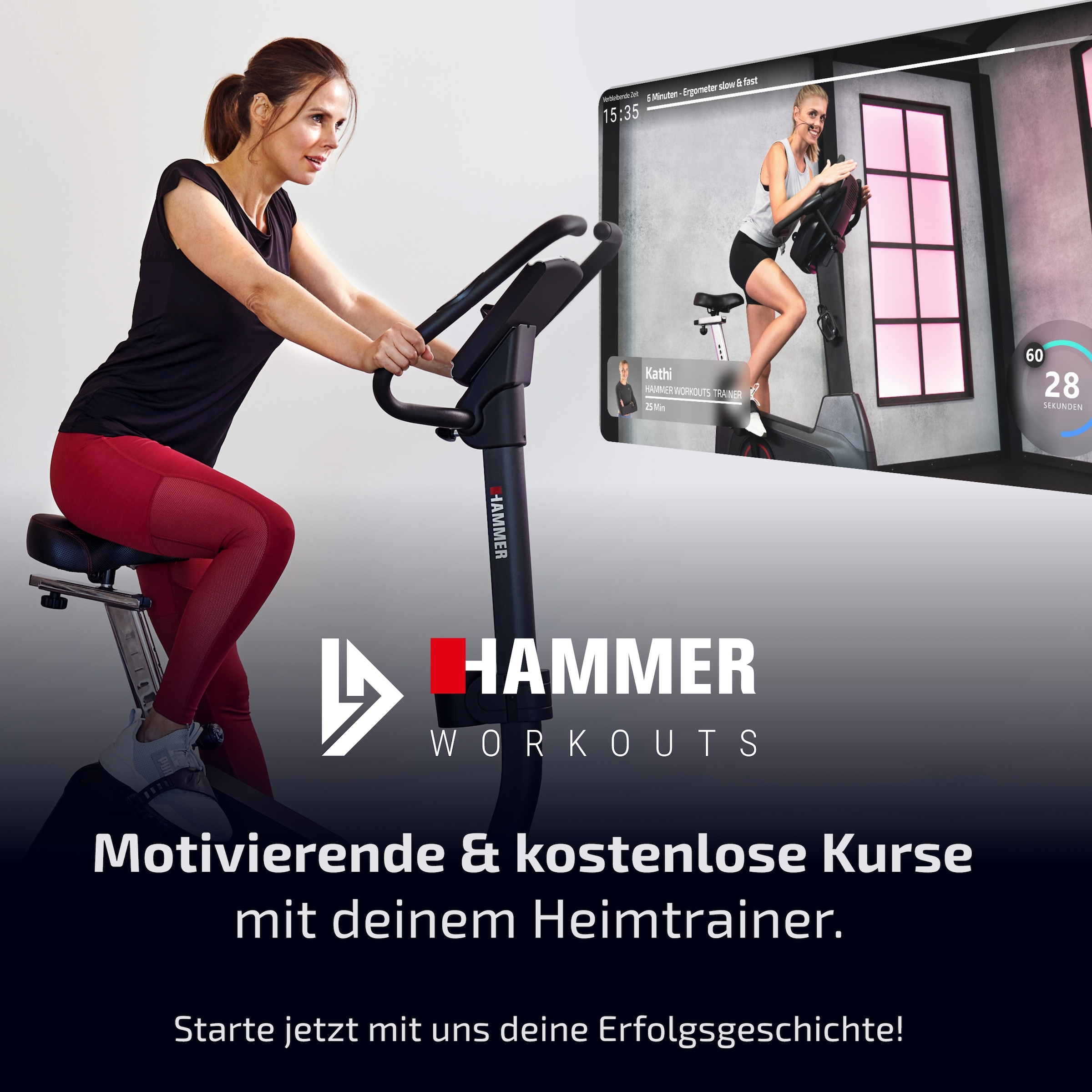 Finnlo by Hammer Ergometer »Exum III«, Schwungmasse ca. 8 kg