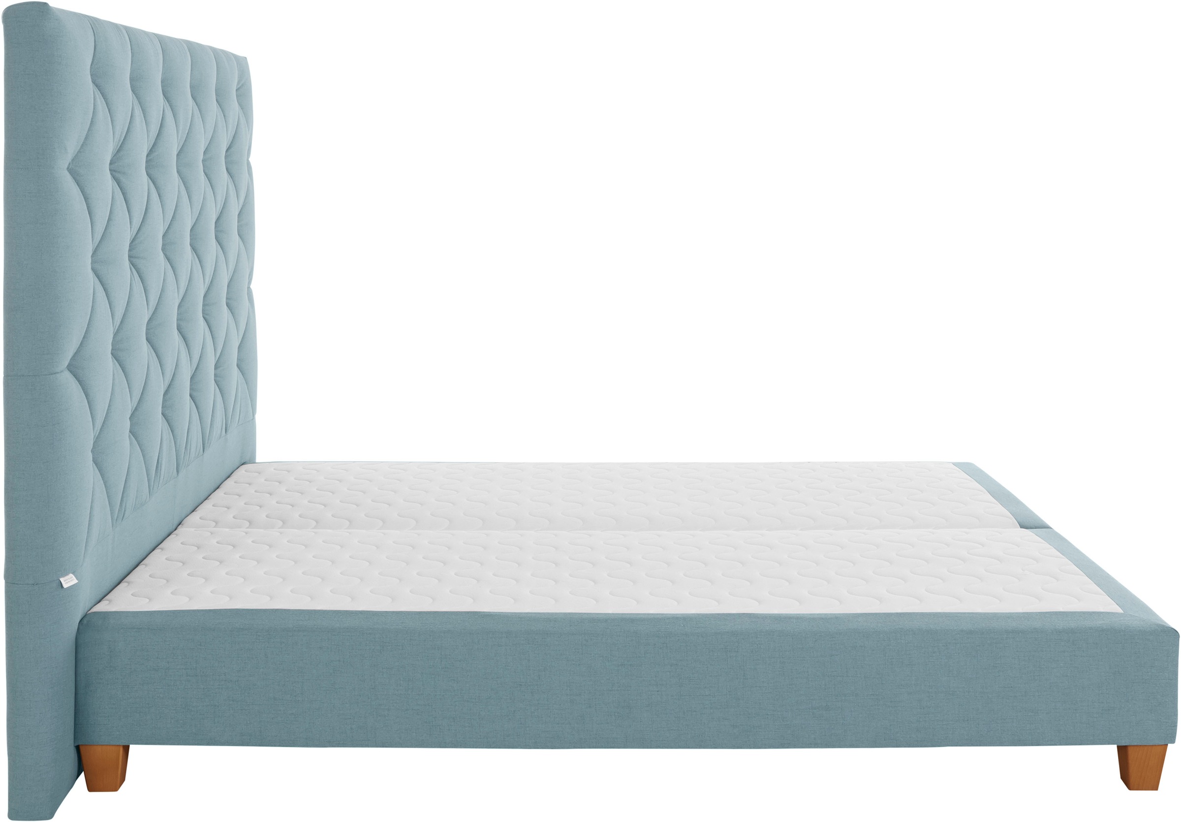 Home affaire Boxspringbett »Harmones hoch«, in 3 Breiten, Härtegrad auch im Mix mit je 1 Matratze in H2 und H3
