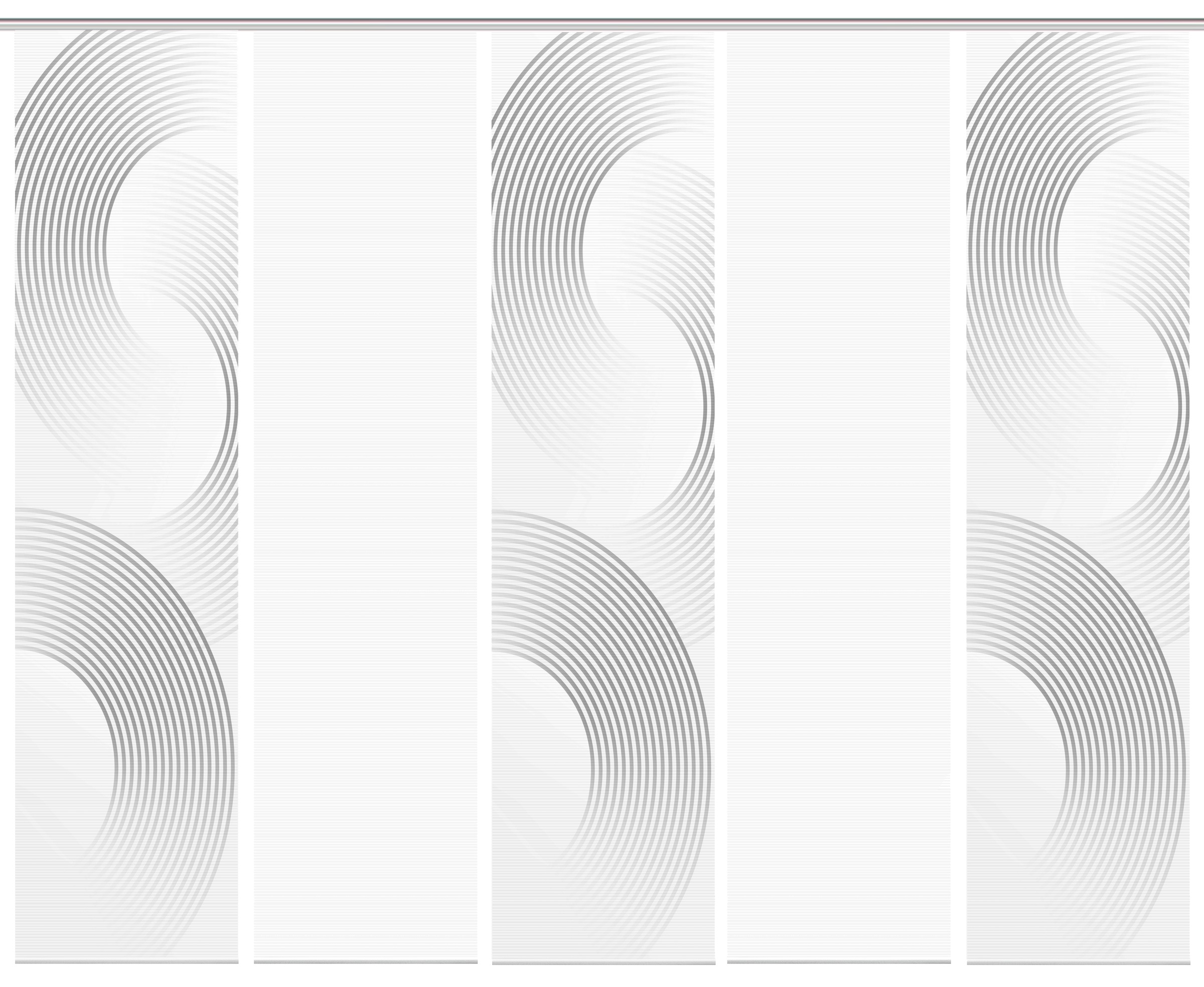 Vision Schiebegardine »BEXON« Paneelwagen 5 Stk. tlg. SET,SCHIEBEVORHANG,BAMBUS,DIGITALDRUCK