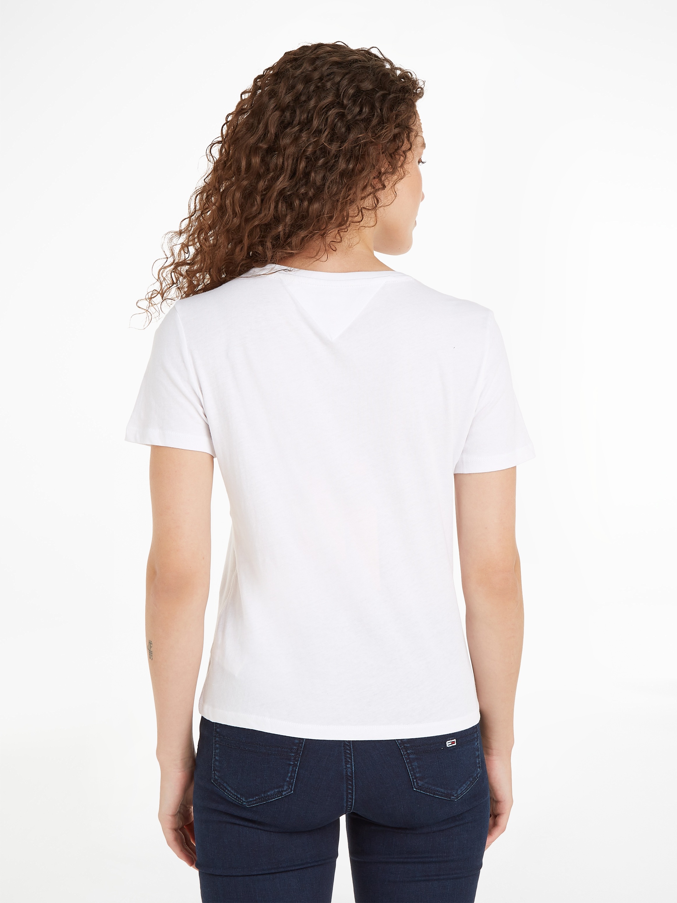Tommy Jeans Rundhalsshirt »TJW SOFT JERSEY TEE«, mit Tommy Jeans Logo-Flag auf der Brust