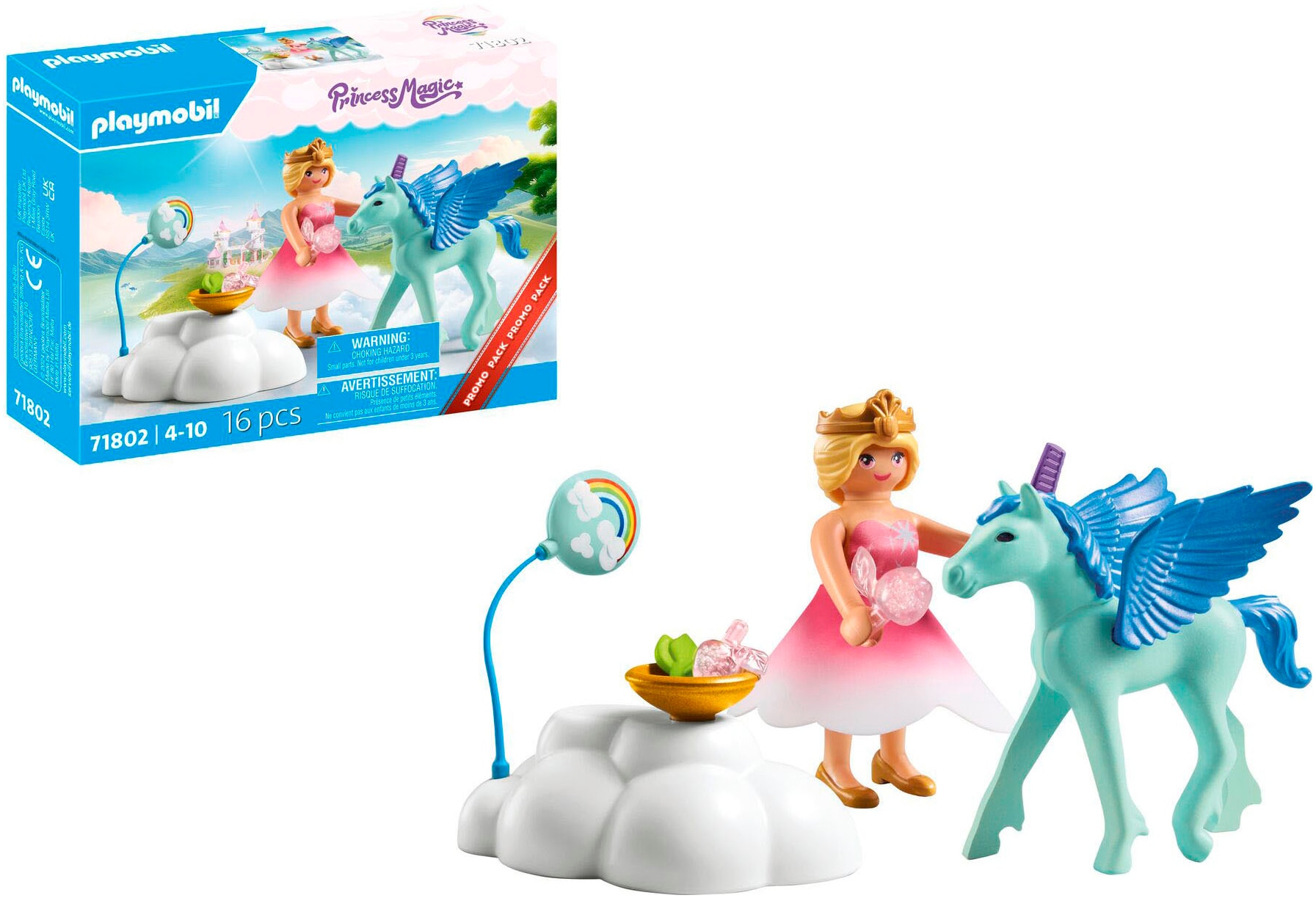 Playmobil® Konstruktions-Spielset »Pegasus-Geburtstag (71802), Playmobil Magic« Made in Europe
