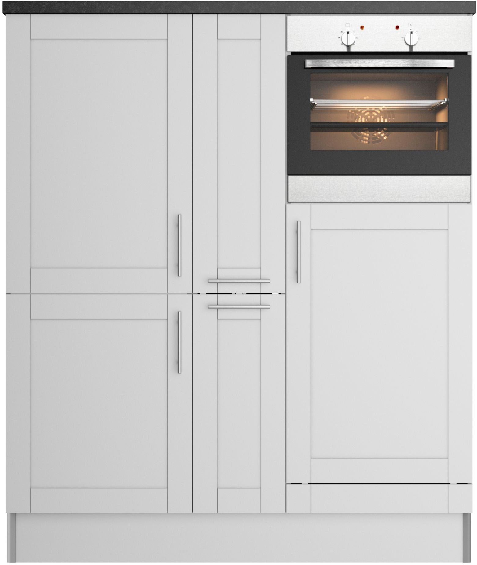 Küche »Ahus«, Breite 150 cm,wahlweise mit E-Geräten,Soft-Close-Funktion