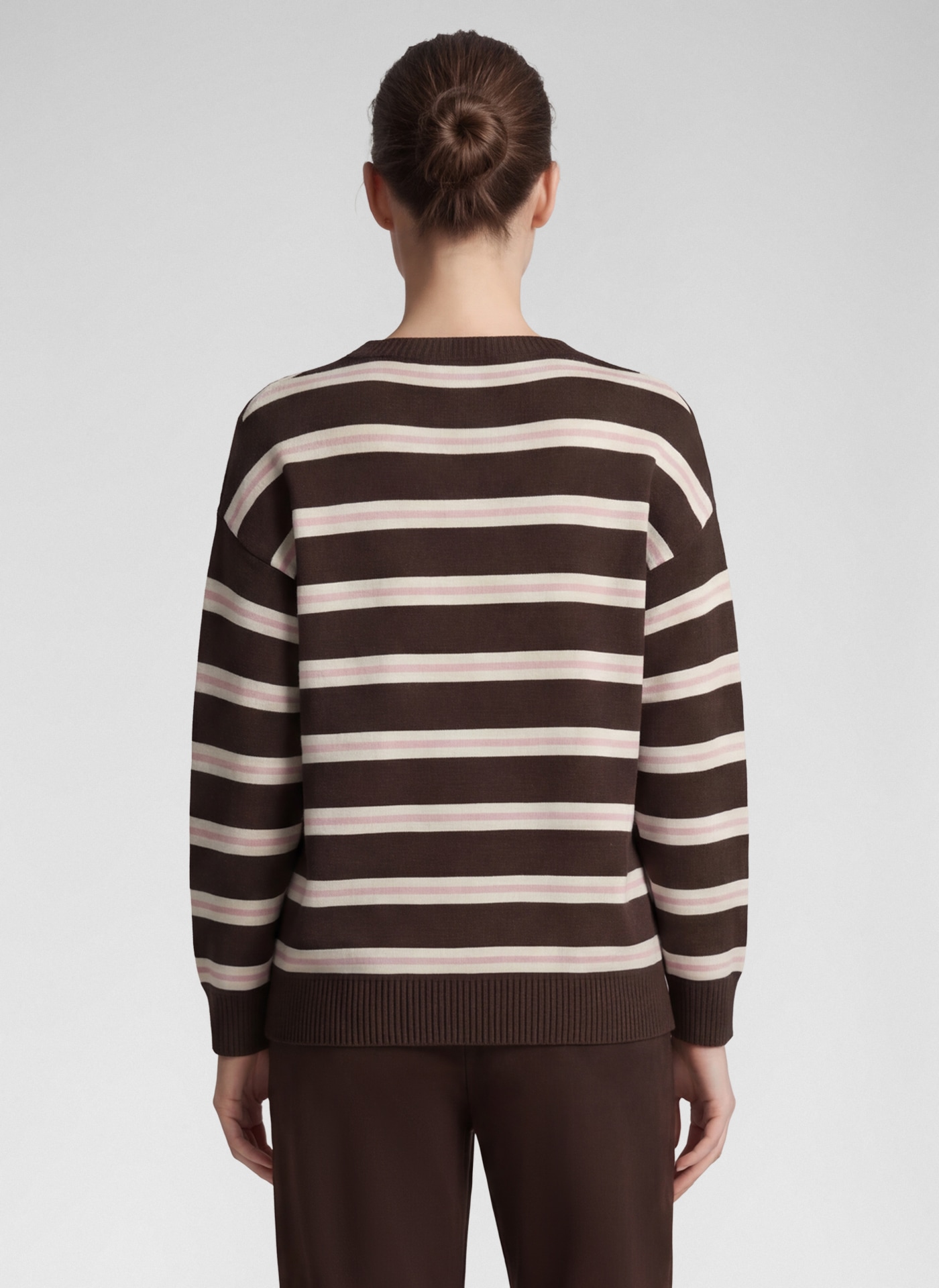 Rabe Strickpullover mit Streifen Muster