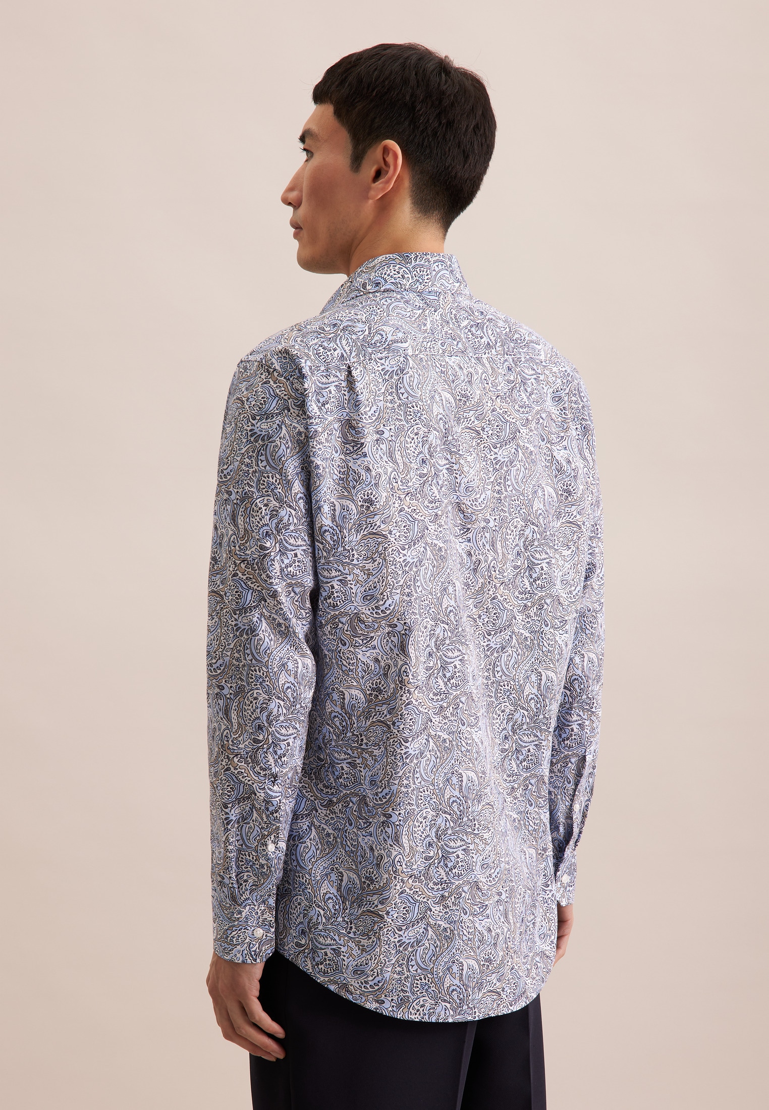 seidensticker Businesshemd »Comfort«, Comfort Langarm Kentkragen Floral