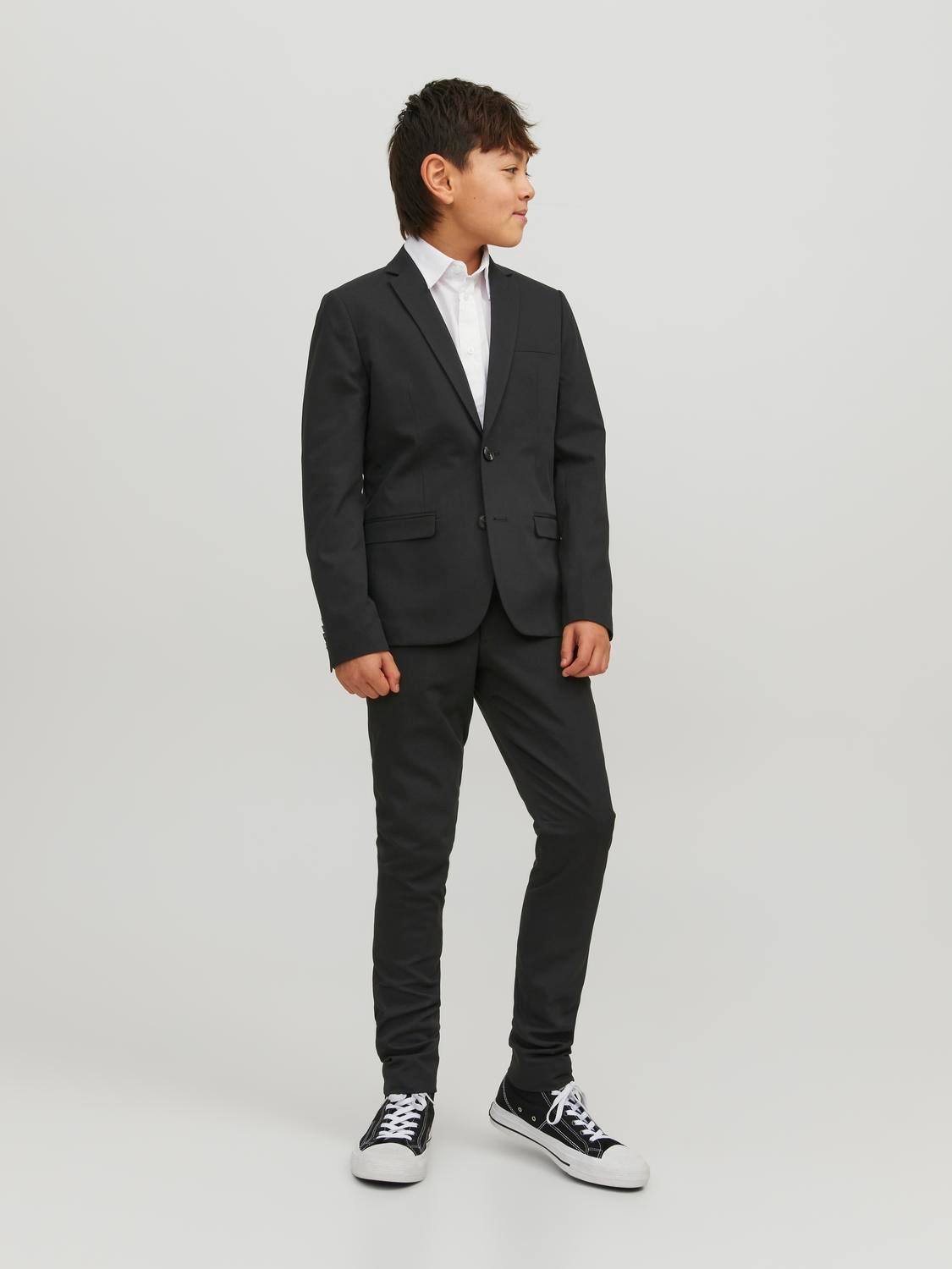 Jack & Jones Junior Anzughose »JPRSOLAR elastisch, pflegeleicht, komfortabel«, unifarben, modisch, slim fit, Web