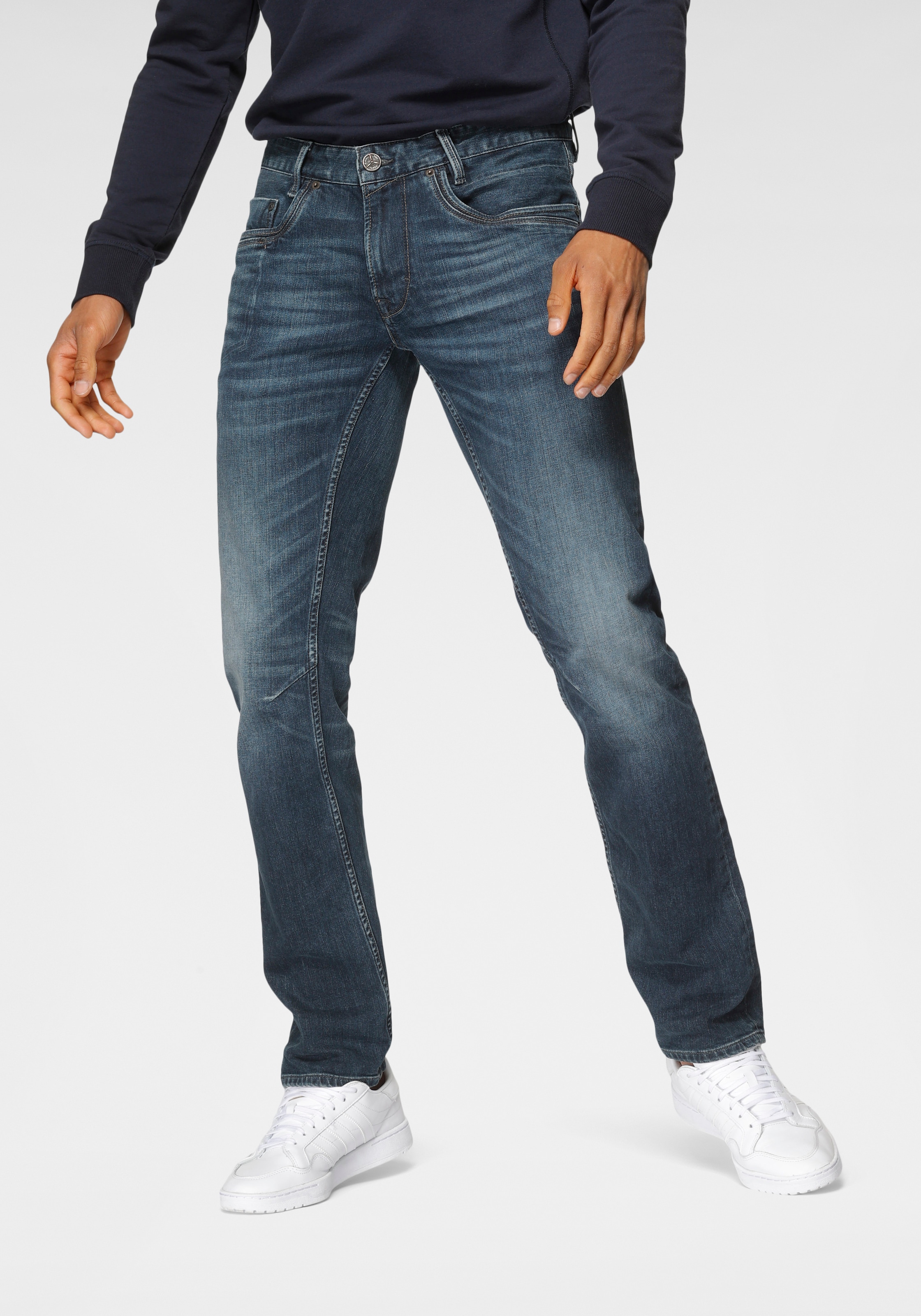 PME LEGEND Tapered-fit-Jeans »SKYMASTER«, im Used Look