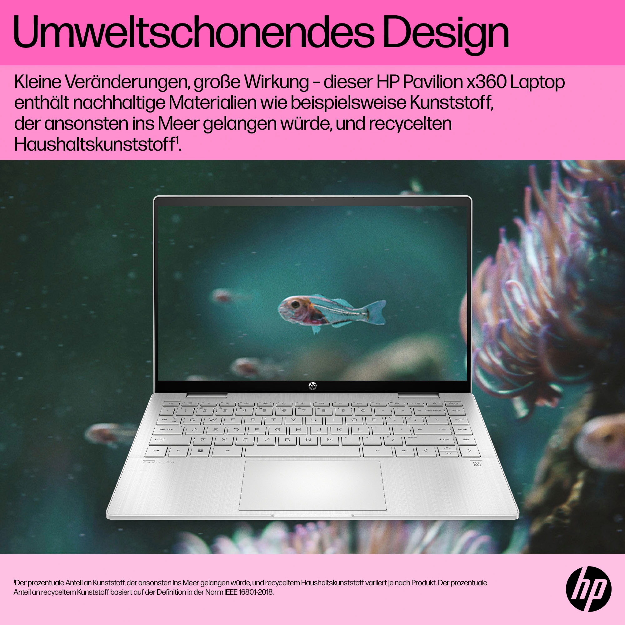 HP Convertible Notebook »Pavilion 14-ek1254ng«, 35,6 cm, / 14 Zoll, Intel, Core i5, Iris Xe Graphics, 512 GB SSD