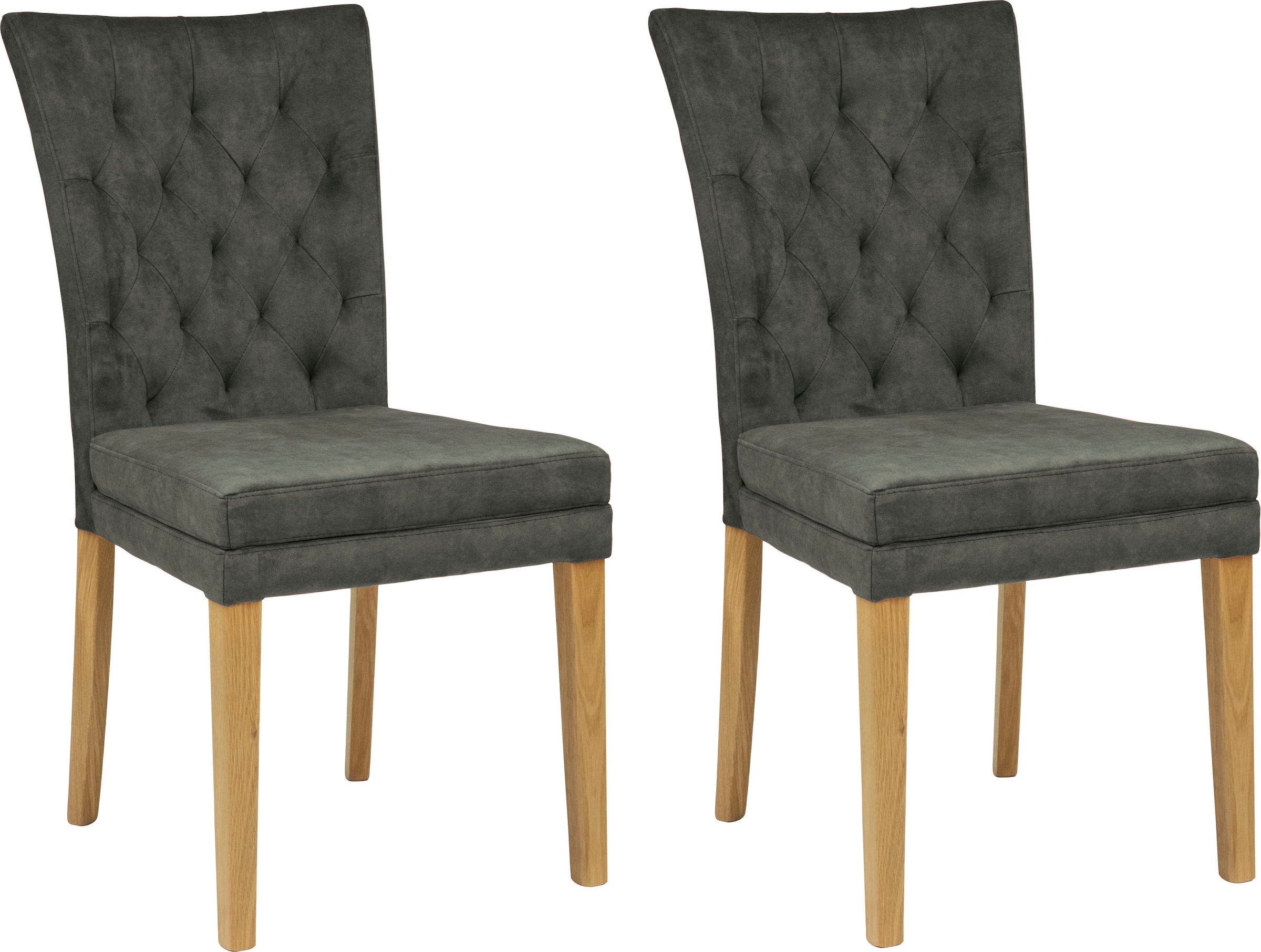 Home affaire Esszimmerstuhl "Colorado" (Set) 2 Stk.Beine in eiche oder nussbaum. Im 2er, 4er oder 6er-Set