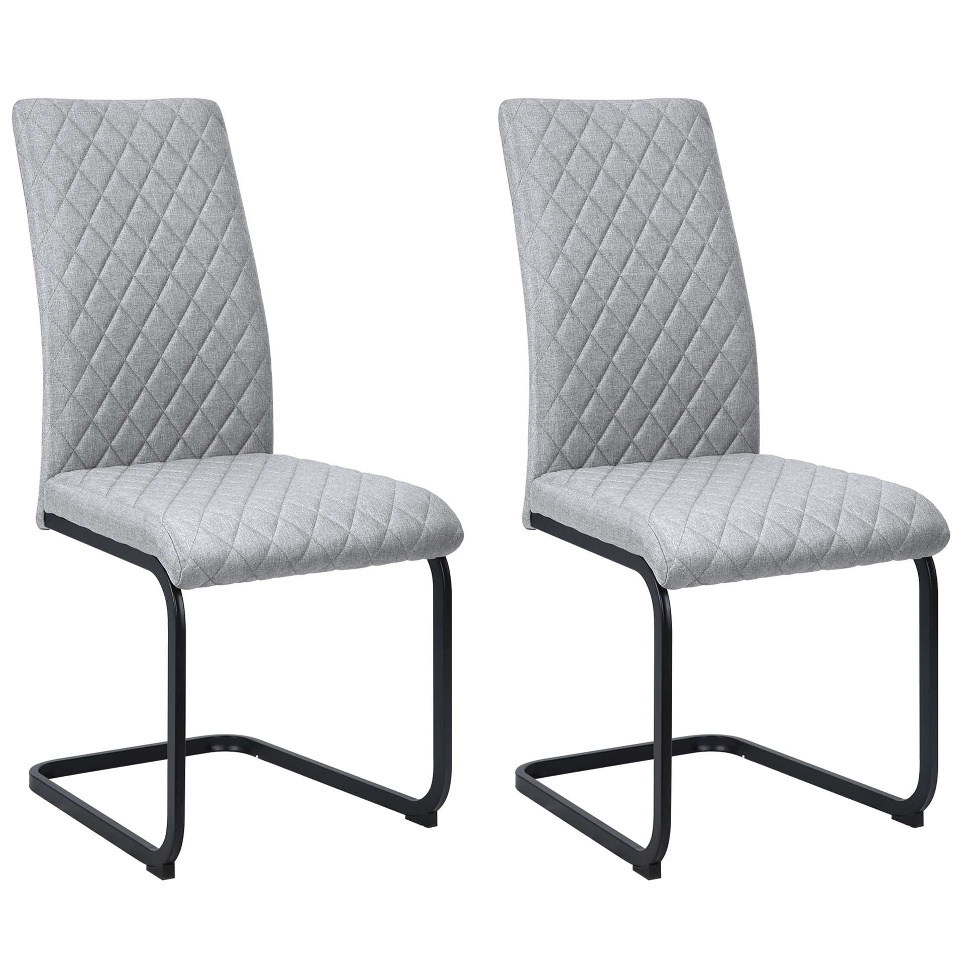 OTTO home Esszimmerstuhl "Valbourg" () Freischwinger, gepolsterte Rückenlehne und Sitzfläche, 2er Set