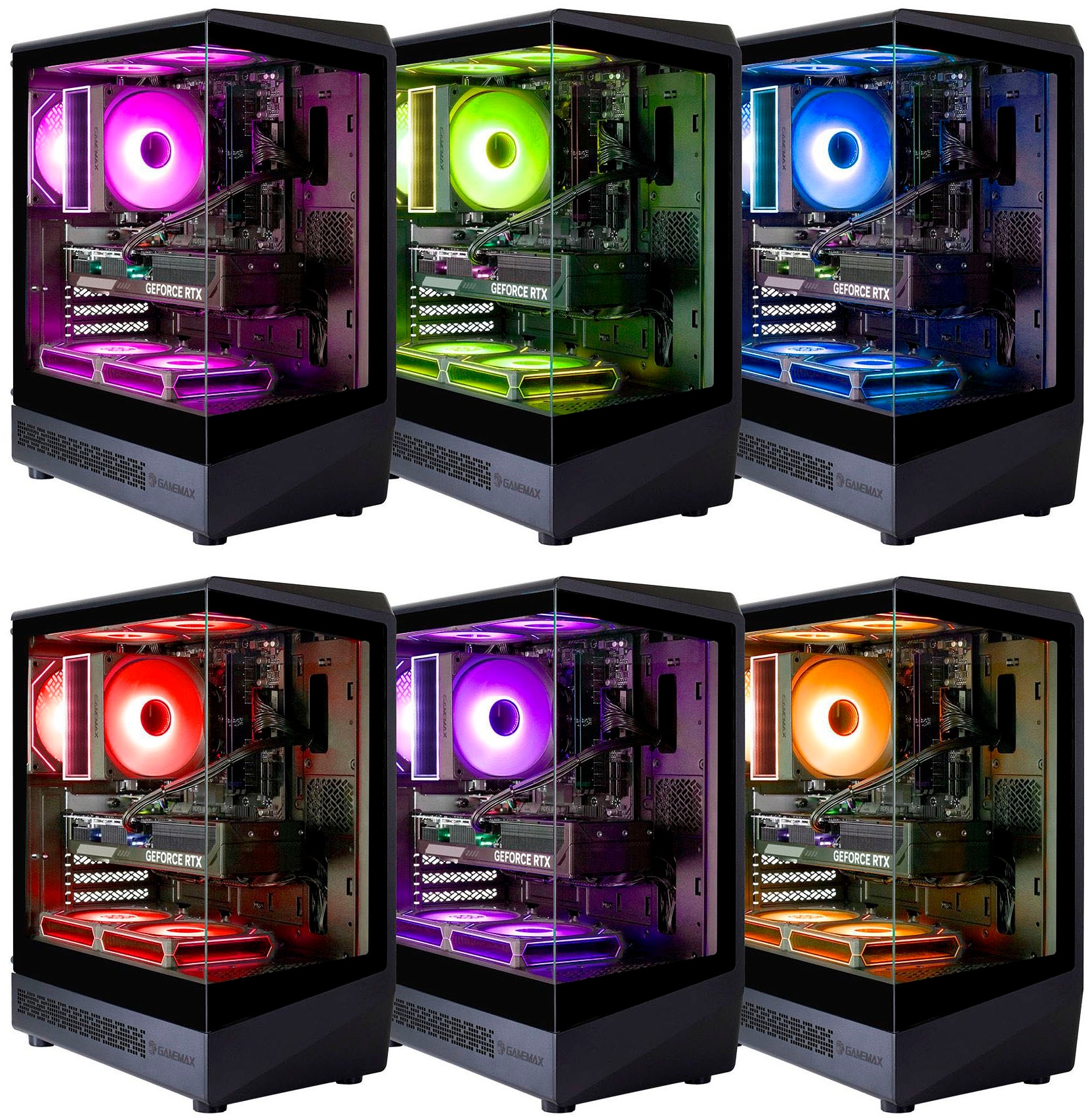GAMEMAX Gaming-PC »VISTA COC AB 8198 AMD Ryzen 7 9700X 32GB DDR5 1TB SSD RTX 5070Ti« Windows 11, DDR5 RAM