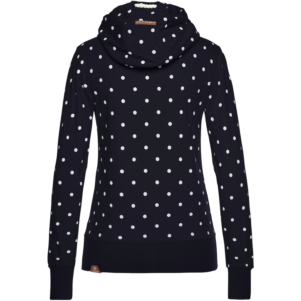 Ragwear Funktions-Kapuzensweatjacke »PAYA DOTS O«