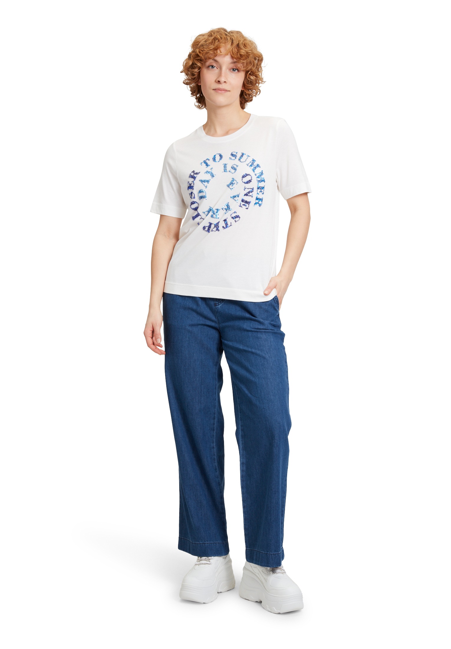 Cartoon T-Shirt »Halbarm-Shirt mit Rundhalsausschnitt«