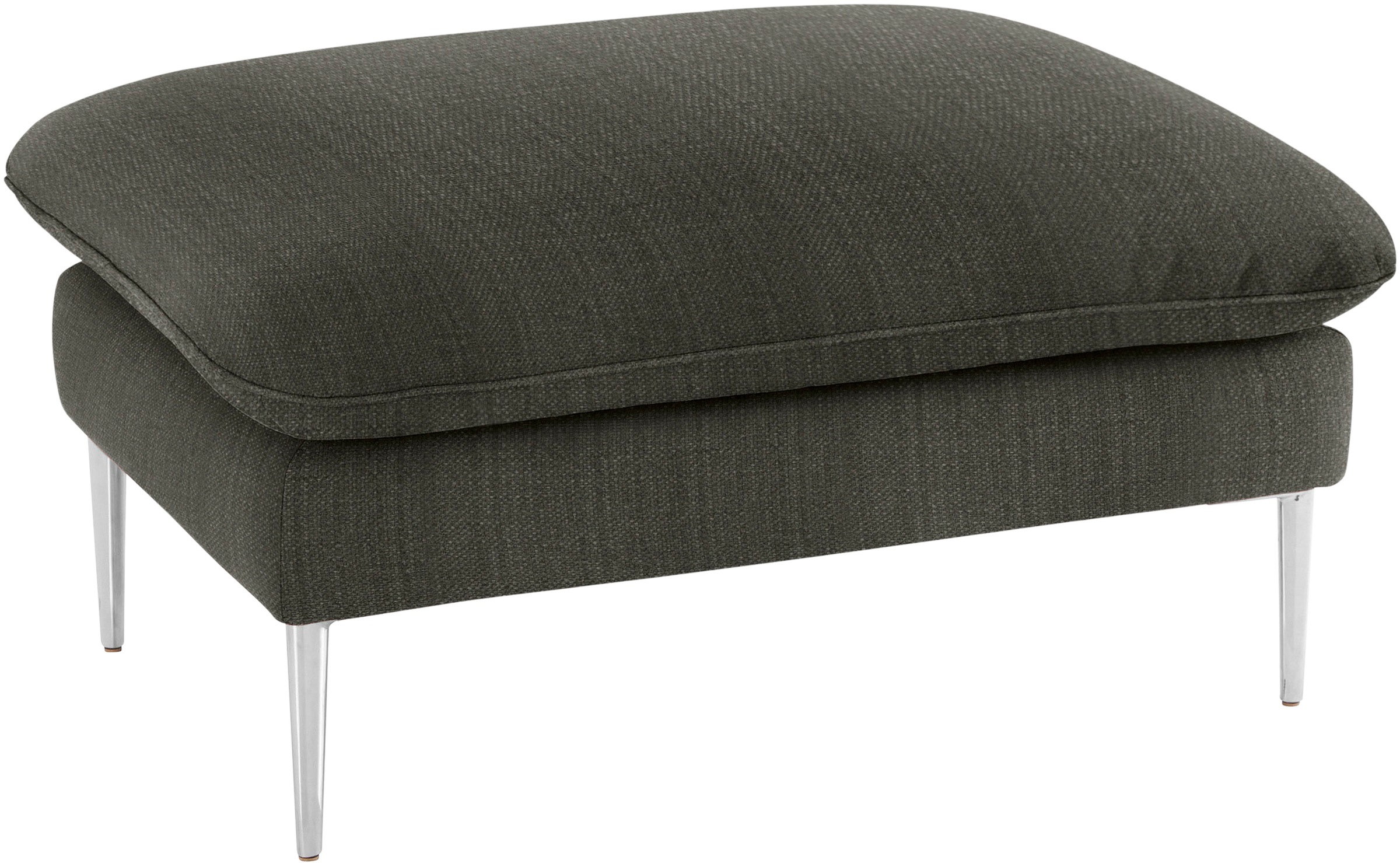 W.SCHILLIG Hocker »enjoy&MORE«, Füße Chrom glänzend, Breite 106 cm