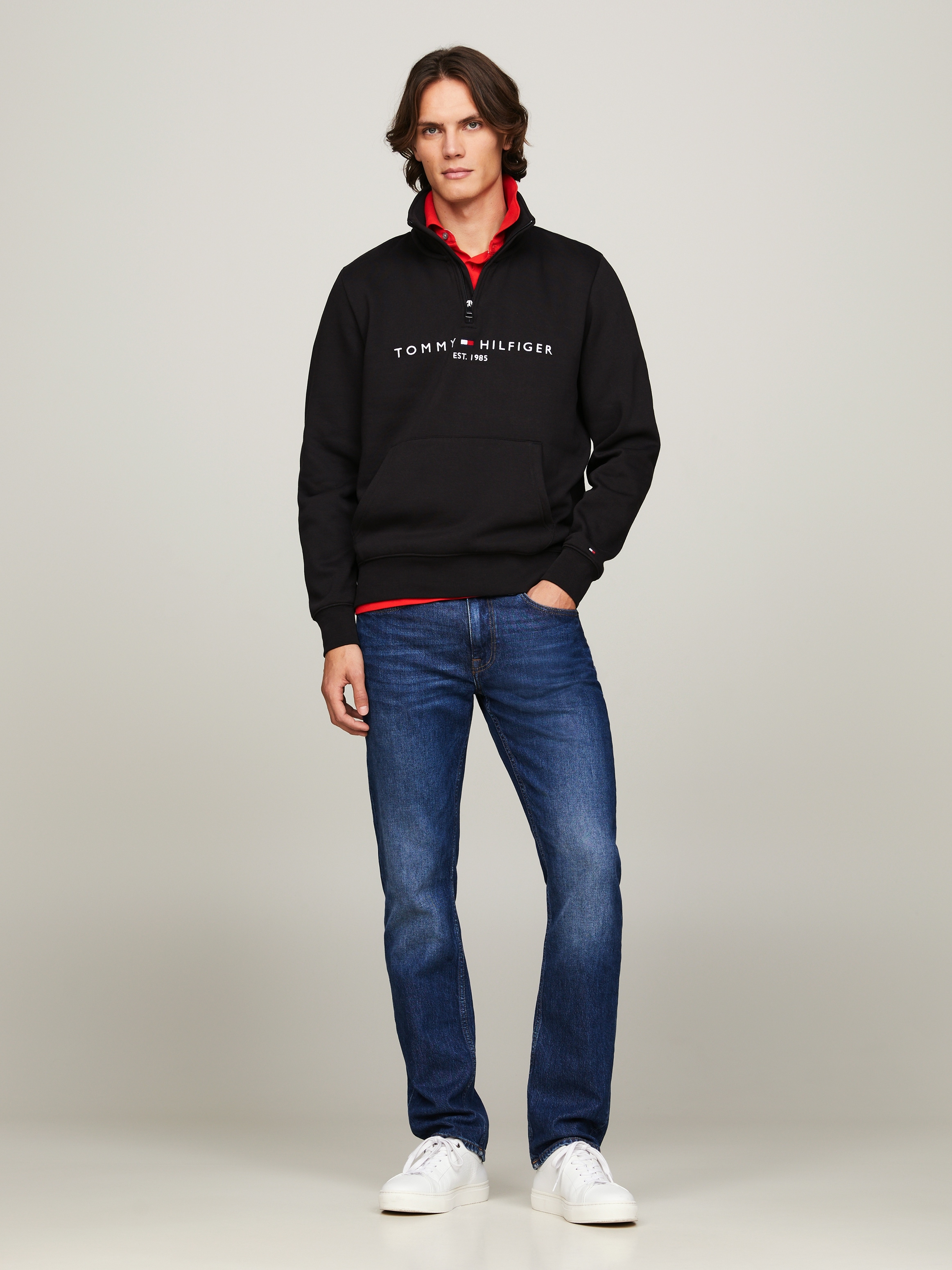 Tommy Hilfiger Sweatshirt »TOMMY LOGO MOCKNECK«