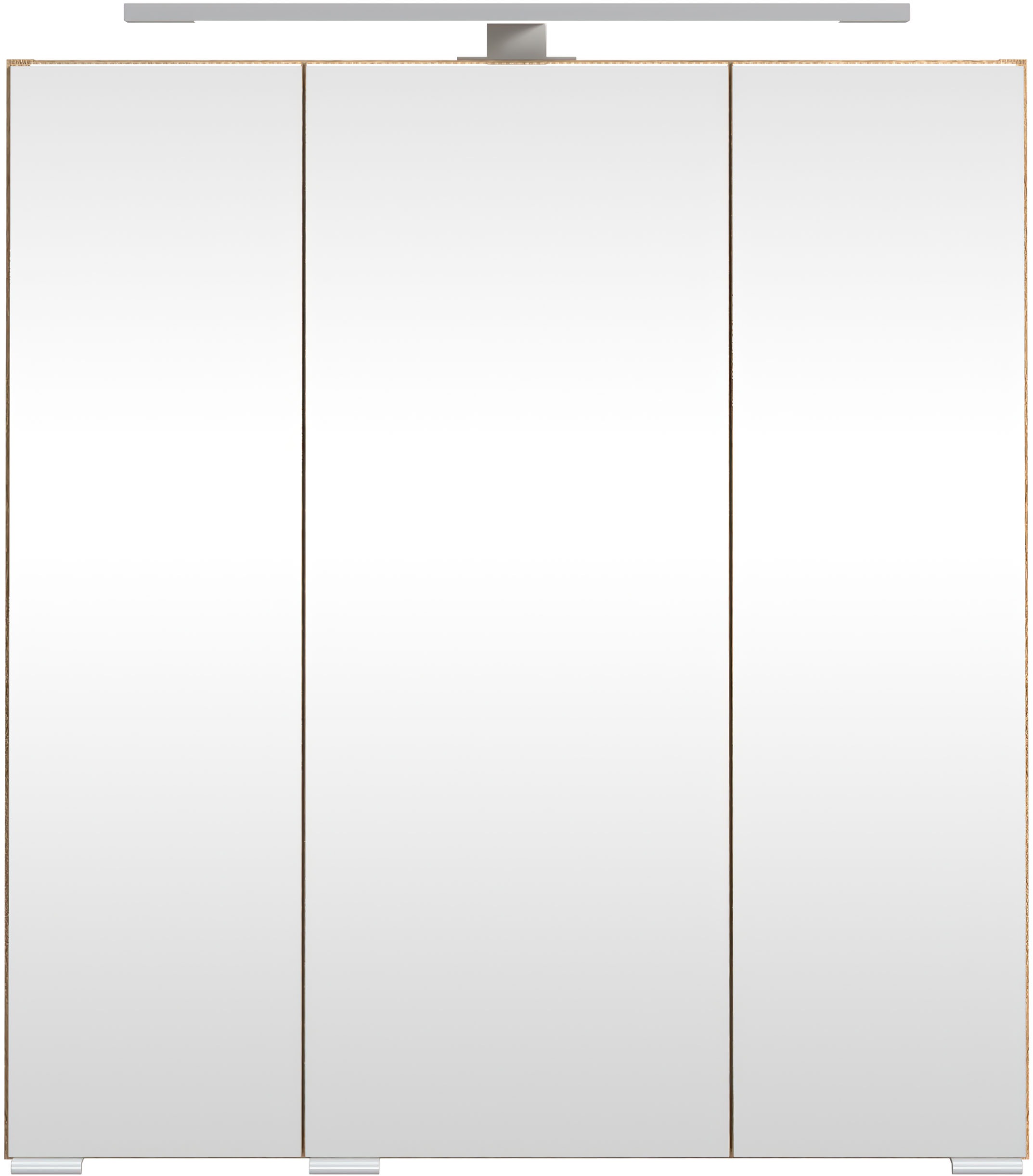 welltime Badmöbel-Set »EIXO, Set aus Spiegelschrank und Unterbeckenschrank«, 60 cm breit, Badmöbel mit LED-Beleuchtung