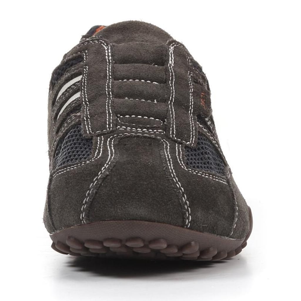 Geox Slip-On Sneaker »UOMO SNAKE«, Slipper, Freizeitschuh mit Ziernähten und mit Geox Spezial Membrane