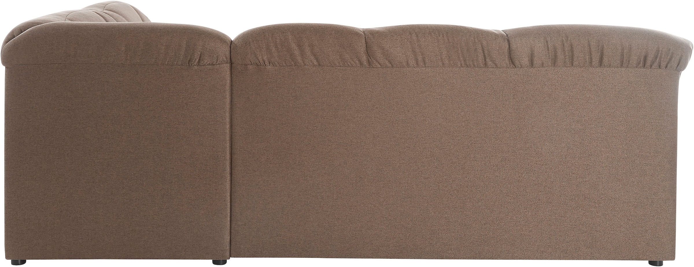 DOMO collection Ecksofa »Pegnitz, elegante Rückensteppung, zeitlose Formensprache, L-Form« wahlweise mit Bettfunktion