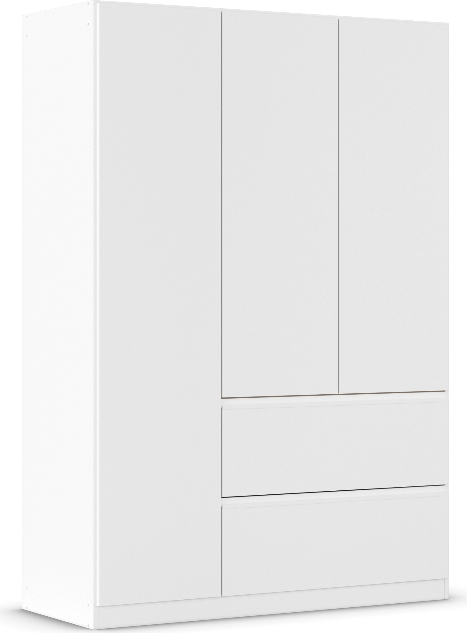 rauch Drehtürenschrank 3-türig »Joel« - 136x54x197cm - weiß -