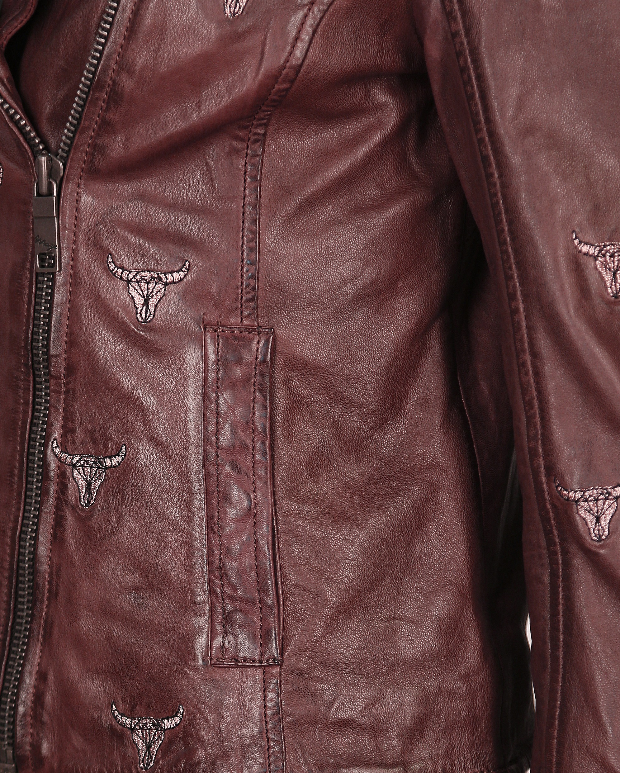 Maze Bikerjacke »Lederjacke Vegas«