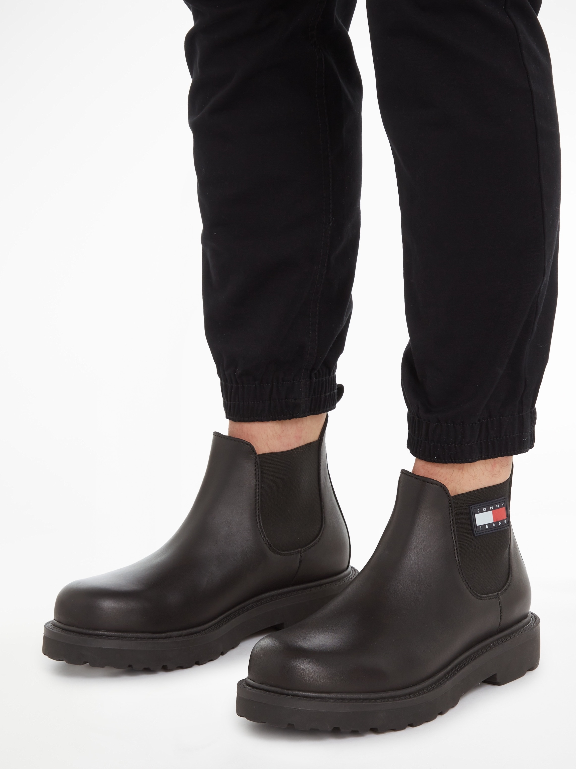 Tommy Jeans Chelseaboots »TJM NAPA LEATHER«, in bequemer Form