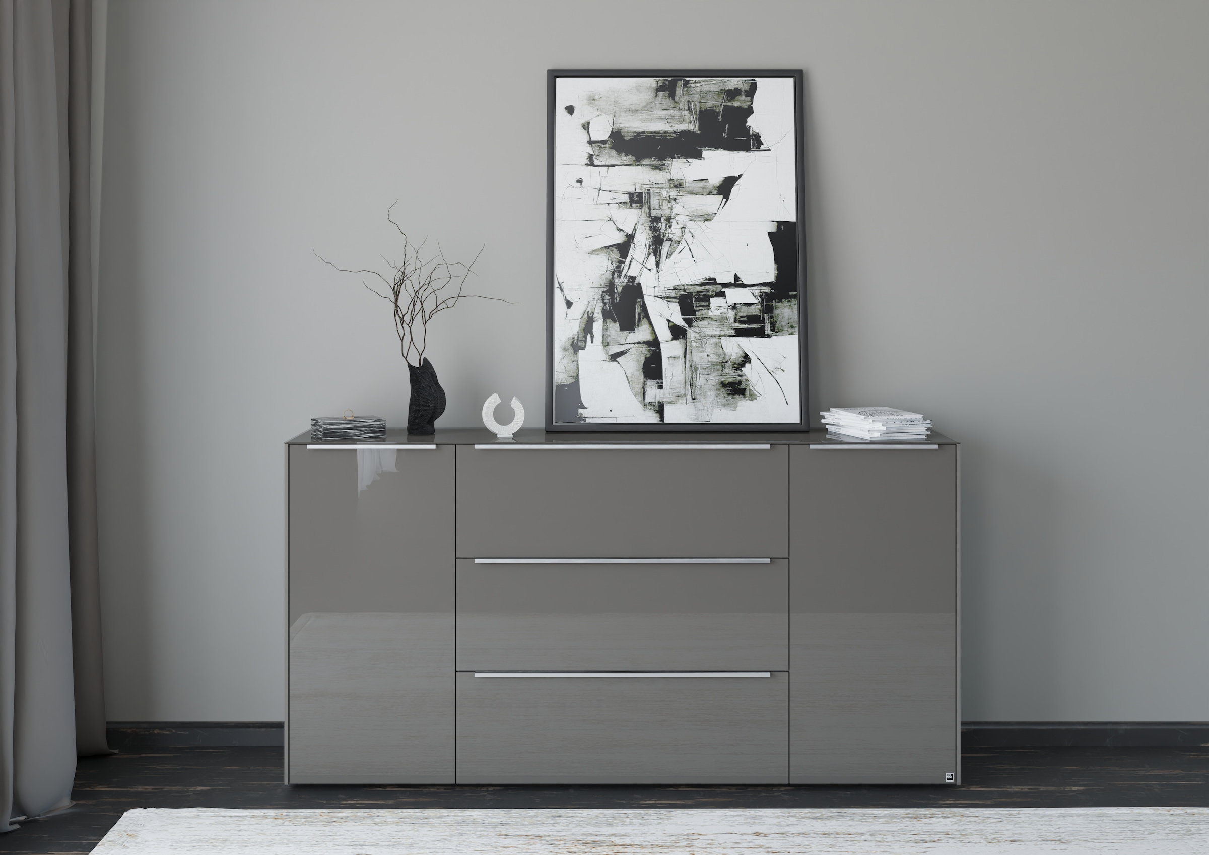 set one by Musterring Sideboard »Reno« 1 Stk. tlg. Mit Gleitern und in verschiedenen Farben erhältlich