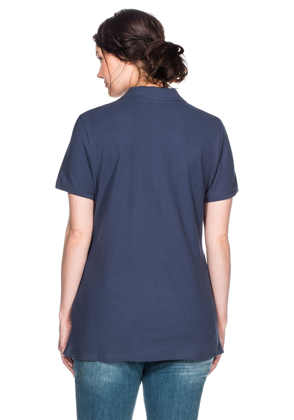 Sheego T-Shirt »Poloshirt«