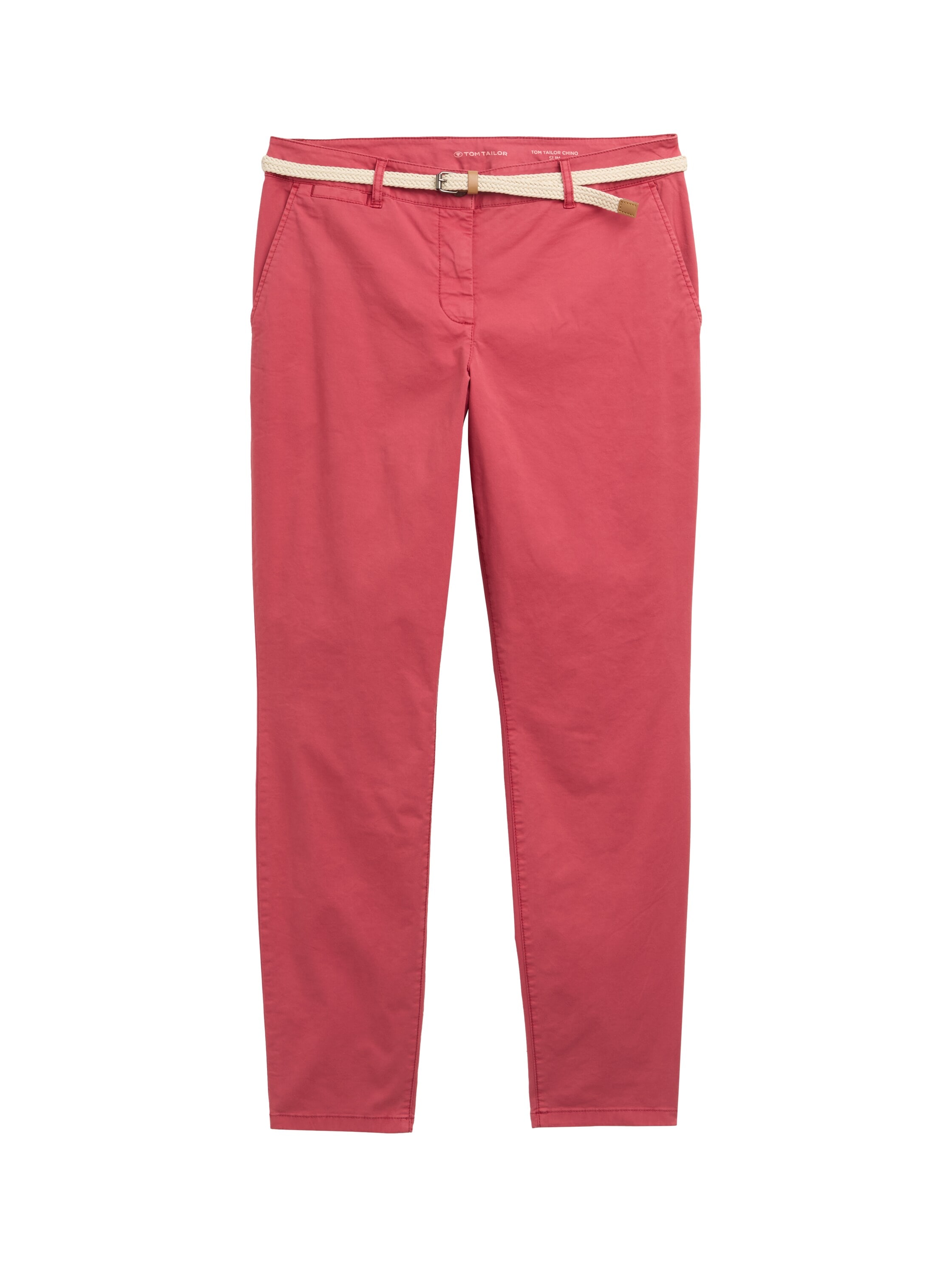 TOM TAILOR Chinohose, mit Gürtel