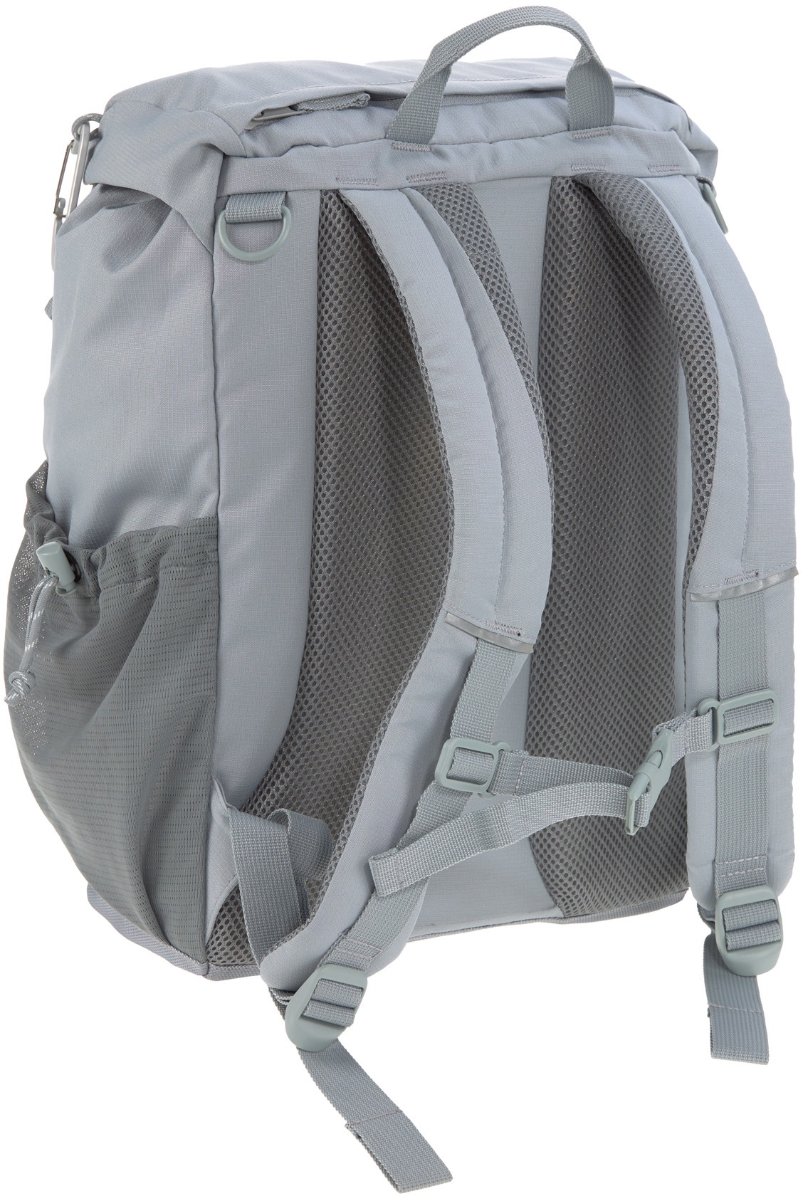 LÄSSIG Wickelrucksack »Green Label, Outdoor, Grey«, Reflektoren, PETA-approved vegan; zum Teil aus recyceltem Material