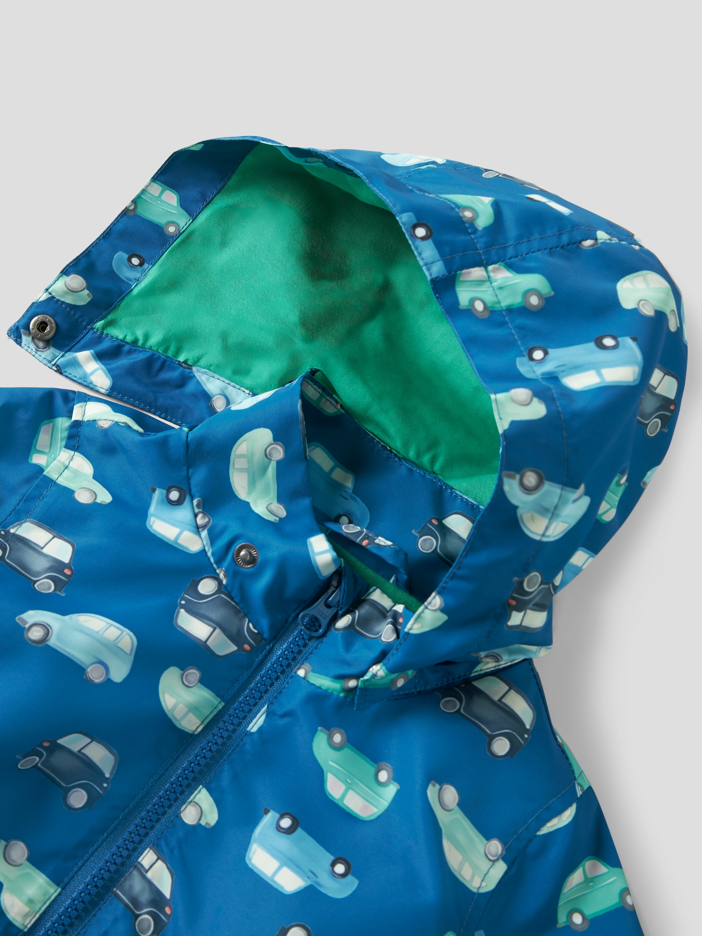 Name It Outdoorjacke »NMMMAX JACKET LI AOP NOOS« mit Kapuze reflektierende Details, wasserabweisend