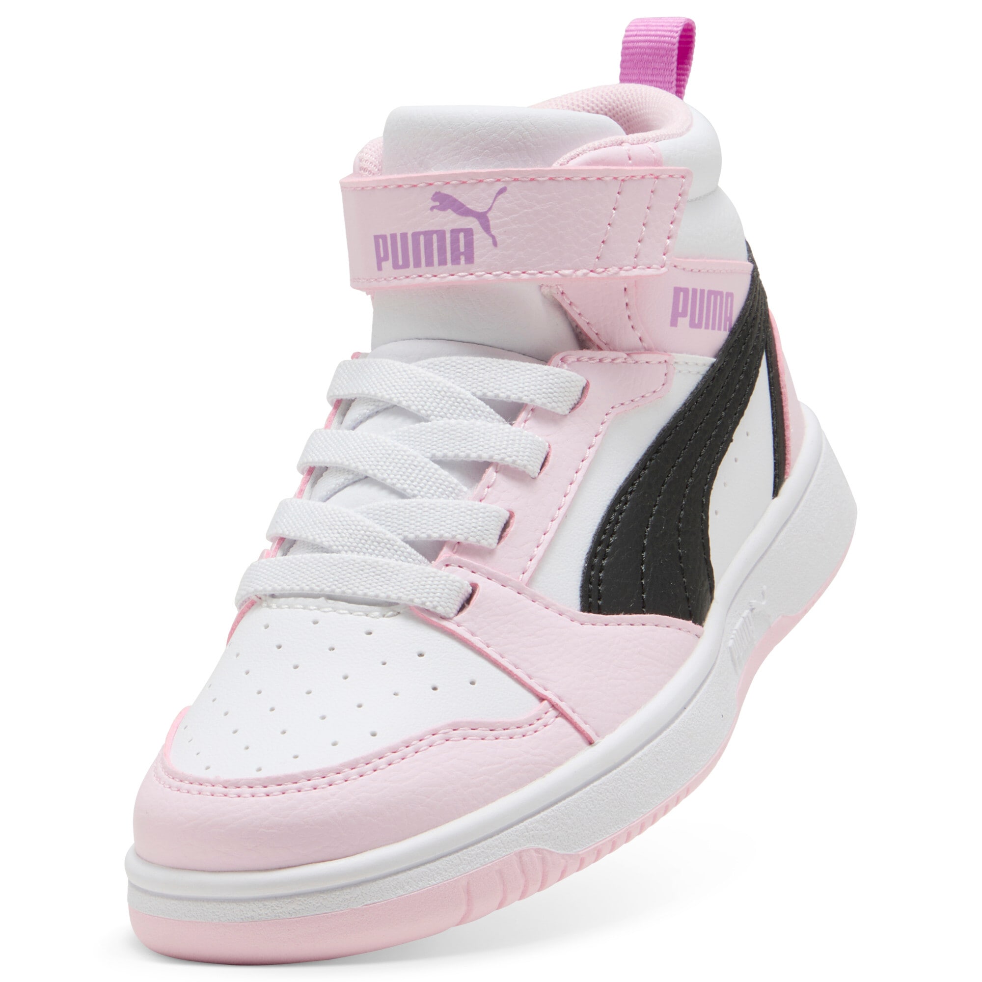 PUMA Sneaker »REBOUND V6 MID AC+ PS«  mit leicht profilierter Gummilaufsohle, mit Klettverschluss