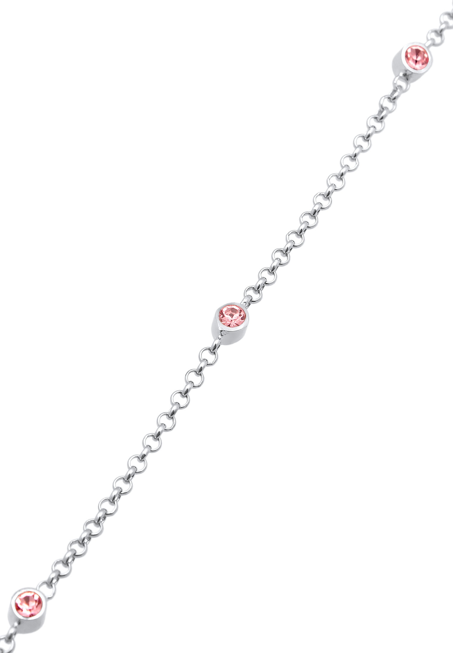 Elli Armkette »Armband Kristalle Eleganz Basic 925 Silber«