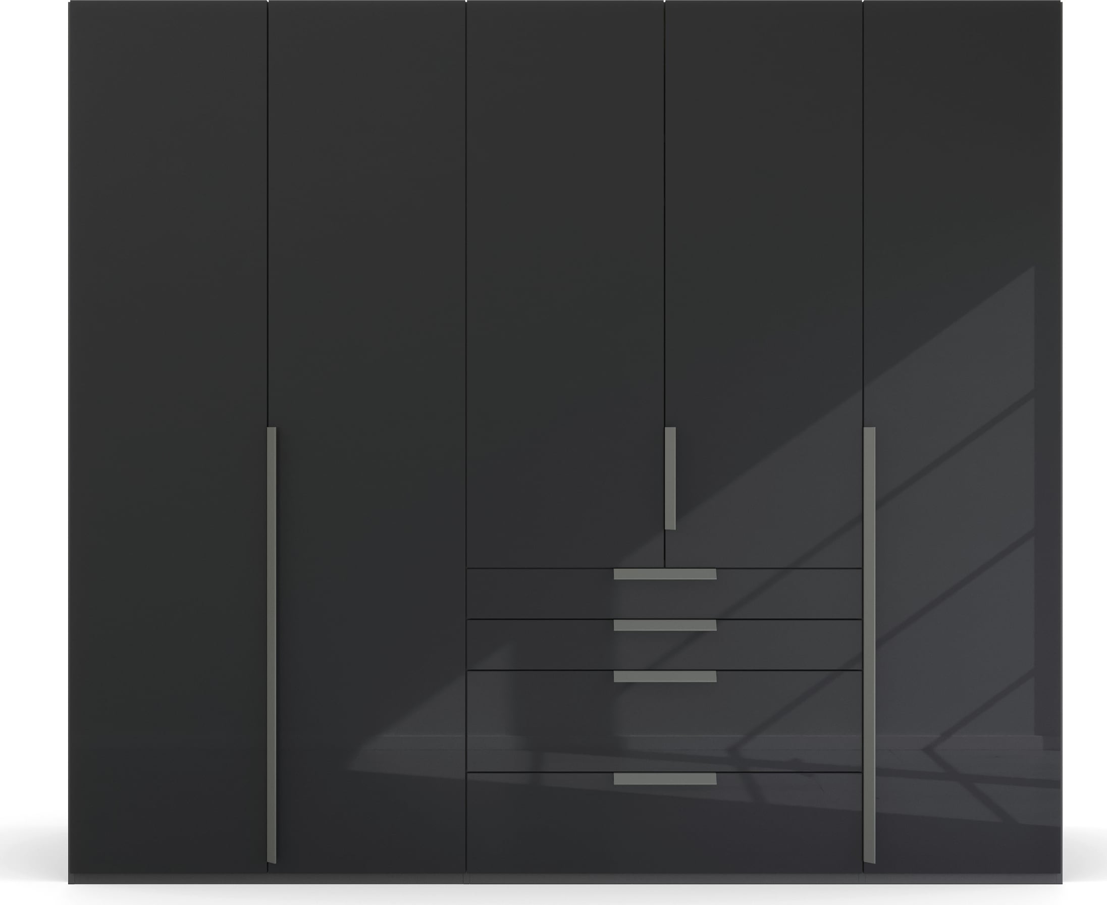 rauch Drehtürenschrank »Purisma«, mit Glasfront, Schubladen und umfangreichem Zubehör, mit Soft-Close