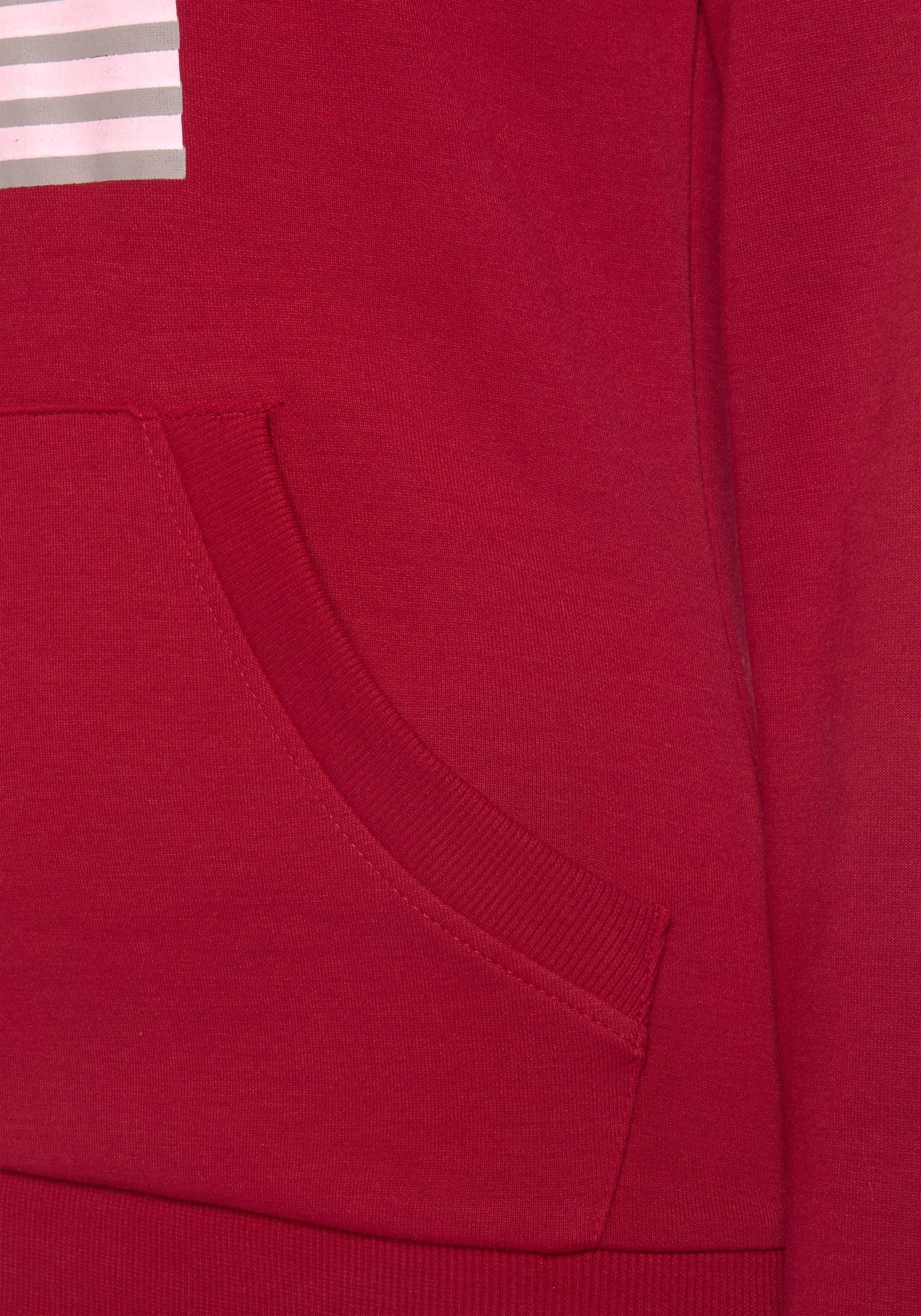 H.I.S Kapuzensweatshirt, mit Logodruck und Kängurutasche, Loungeanzug, Hoodie