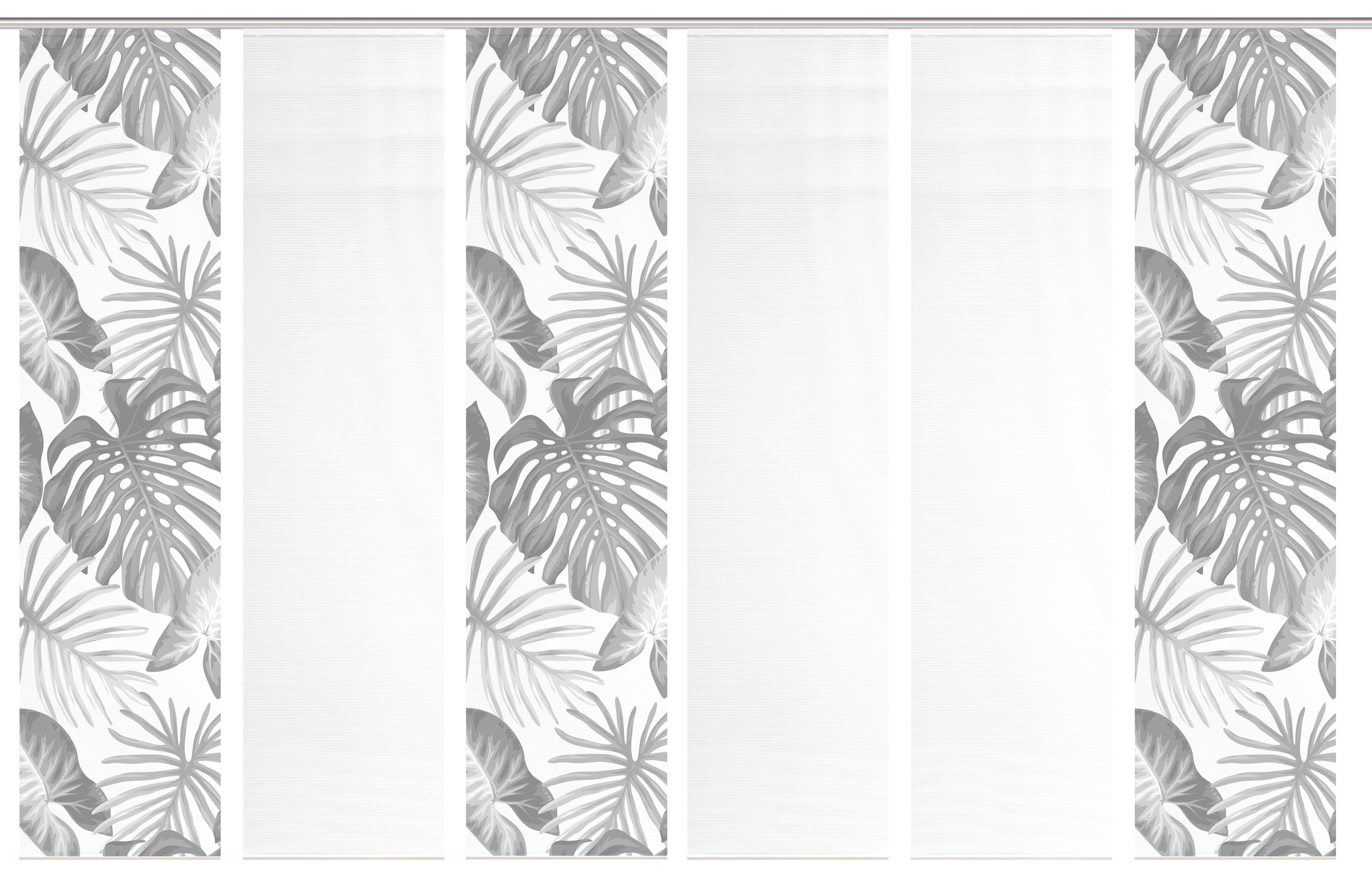 Vision S Schiebegardine »SANJA« Paneelwagen 6 Stk. tlg. Schiebevorhang,Bambusoptik,Digitaldruck,SET