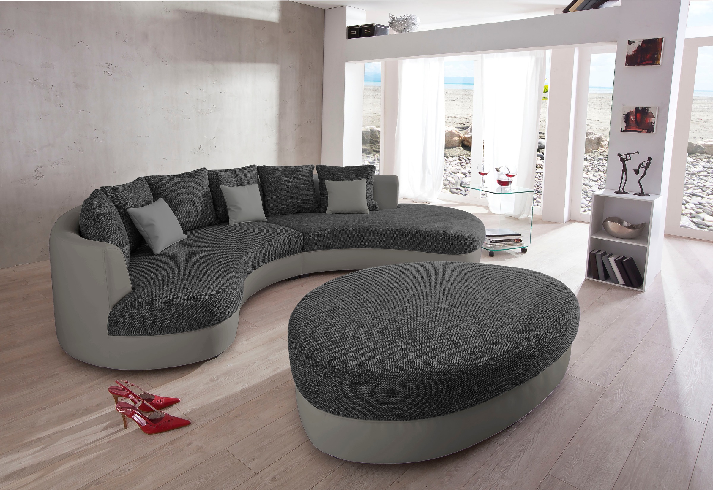 INOSIGN Ecksofa »Limoncello L-Form«, ergonomische Form