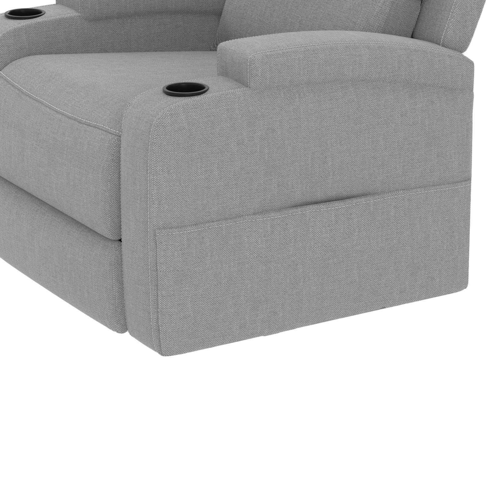 OTTO home Relaxsessel »NAPORI Struktur, Kinosessel, Multimedia-Sessel« TV-Sessel, Kinosessel mit Relaxfunktion und Getränkehalter