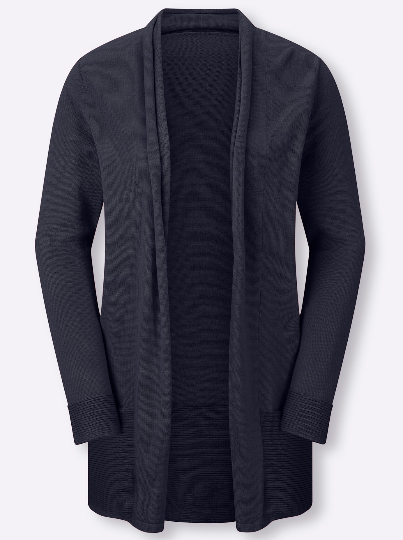 Casual Looks Longstrickjacke