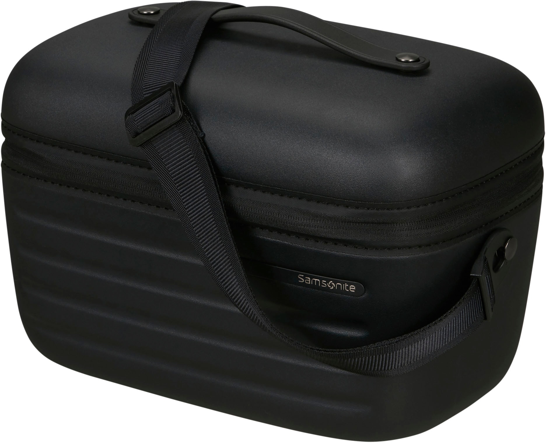 Samsonite Beautycase »STACKD Beauty Case, black, 25 cm«, Beauty-Bag Beautybox Schminketui Kosmetikbox